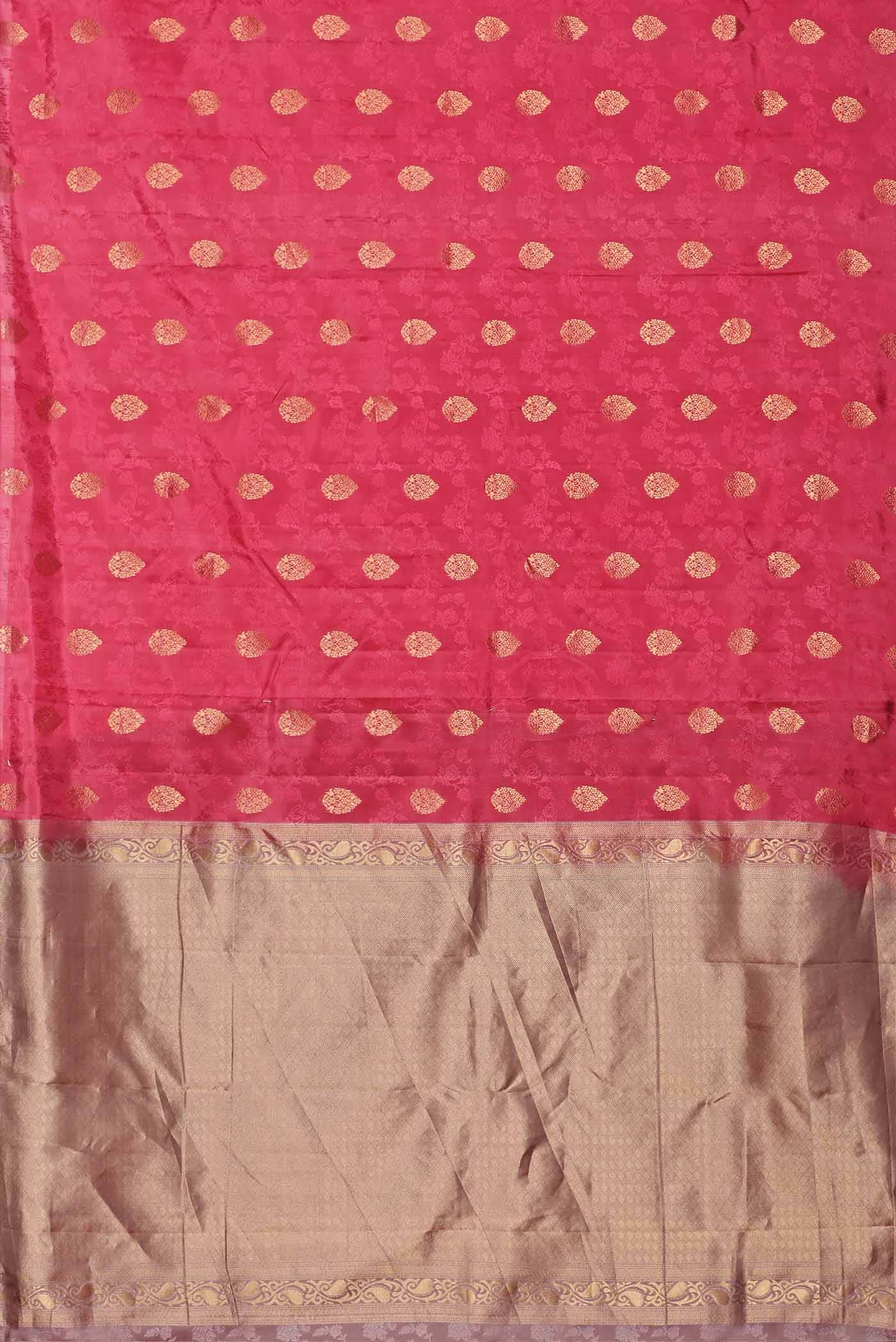 Pink Kanchipuram Silk Saree