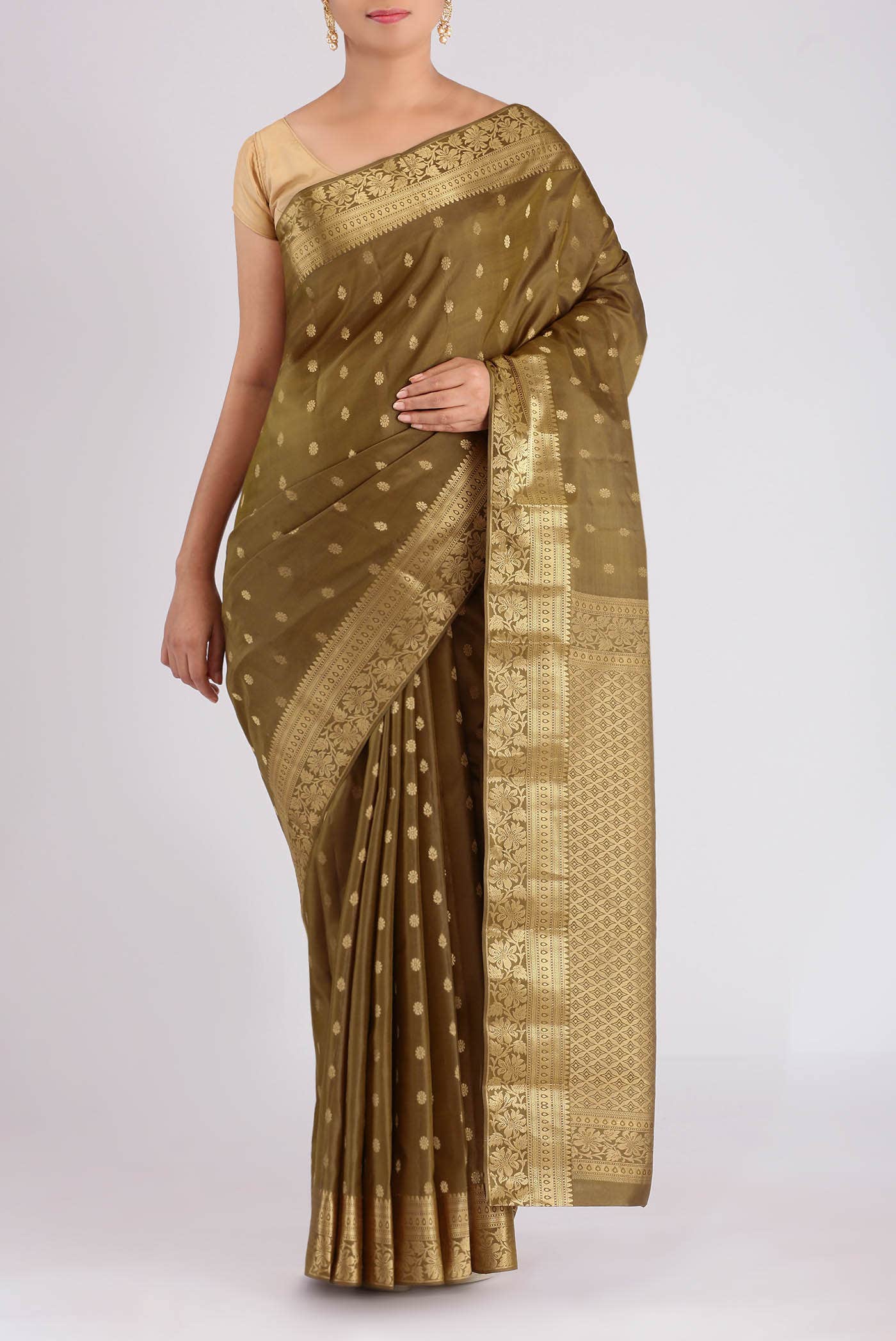Green Kanchipuram Silk Saree