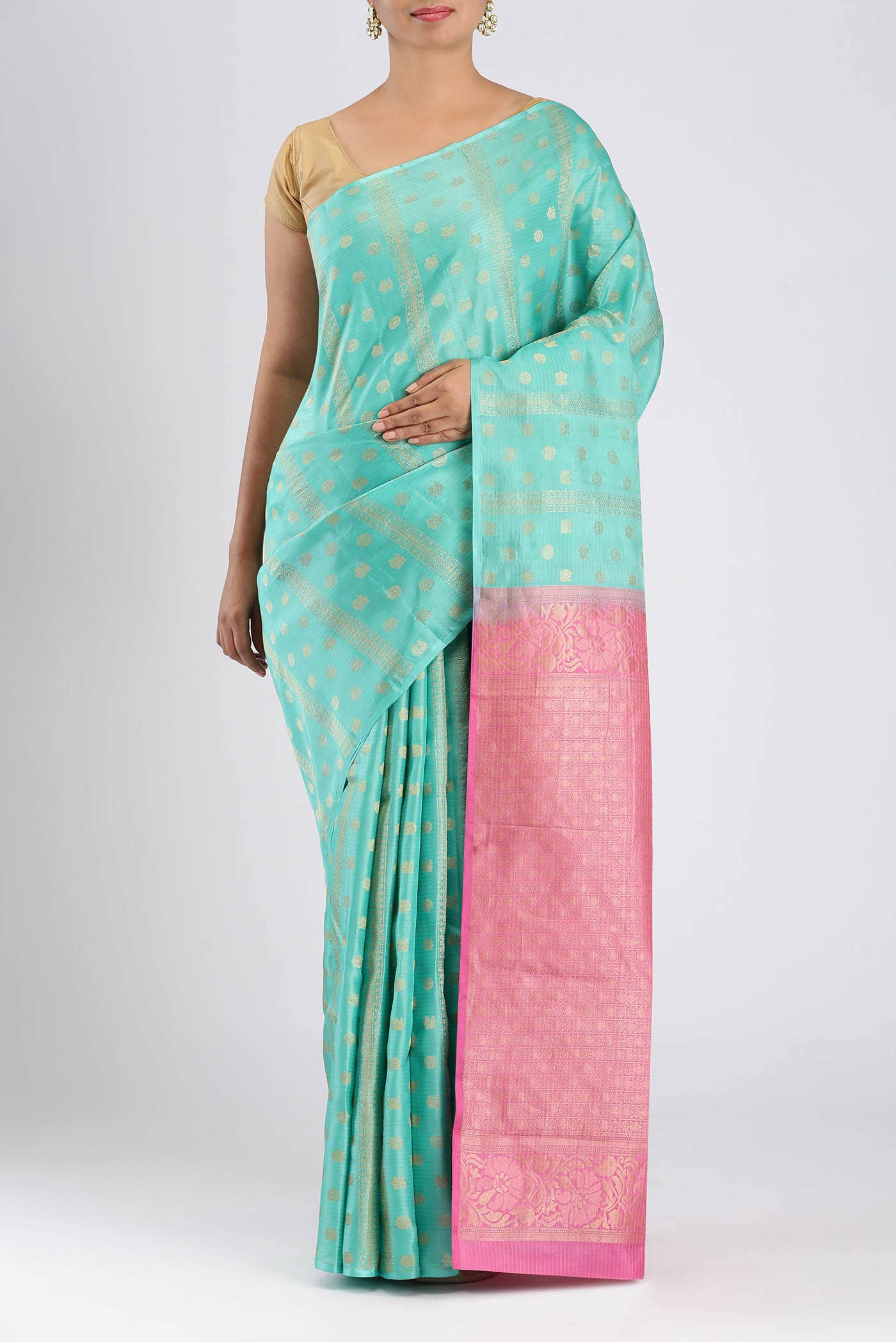 Green Kanchipuram Silk Saree