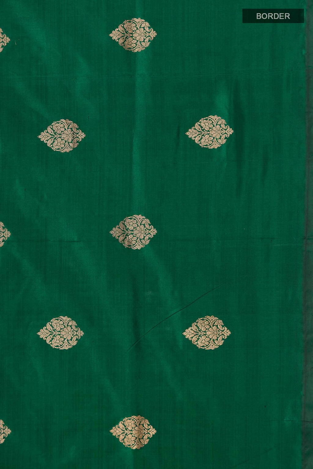 Green Banarasi Katan Silk Saree