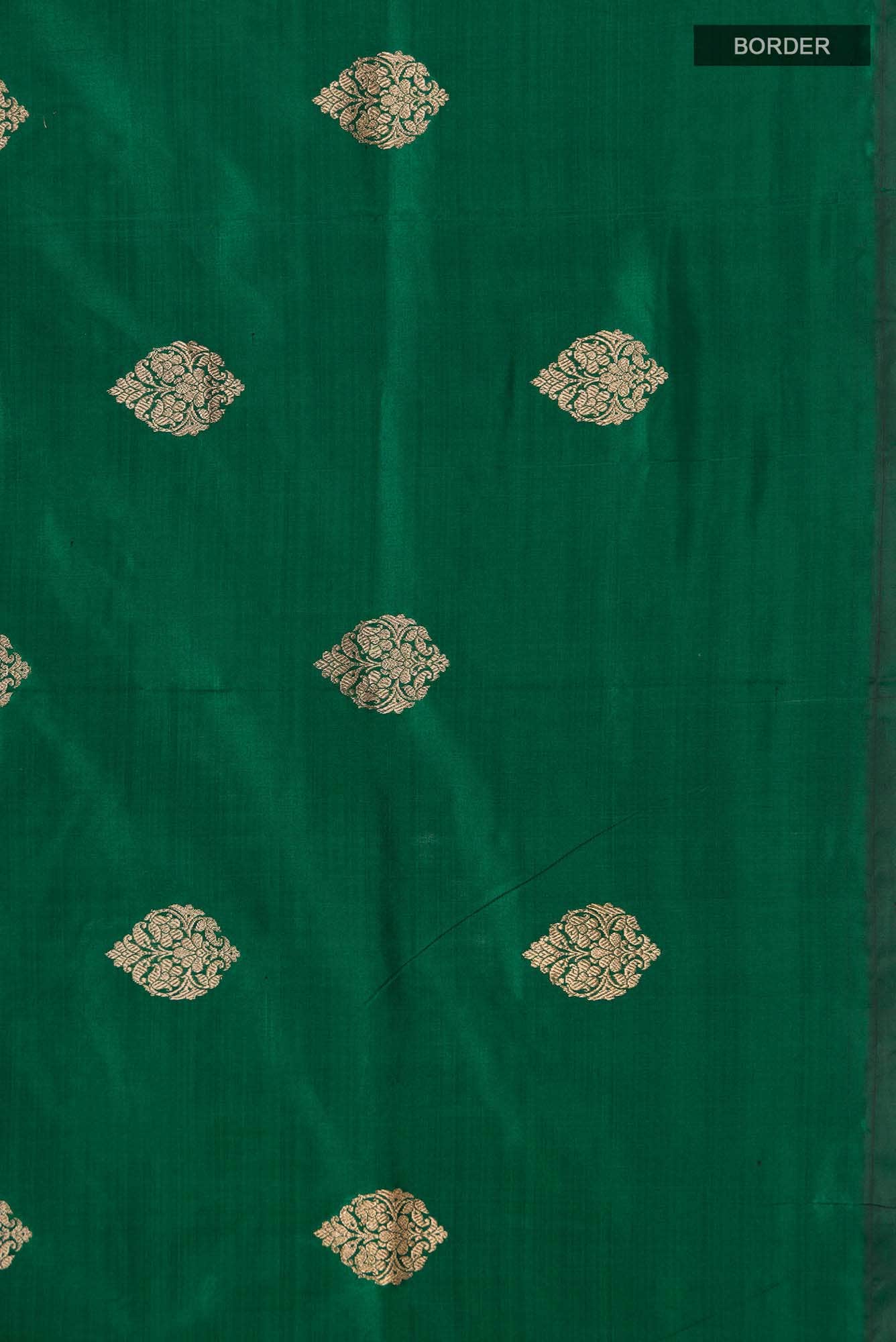 Green Banarasi Katan Silk Saree