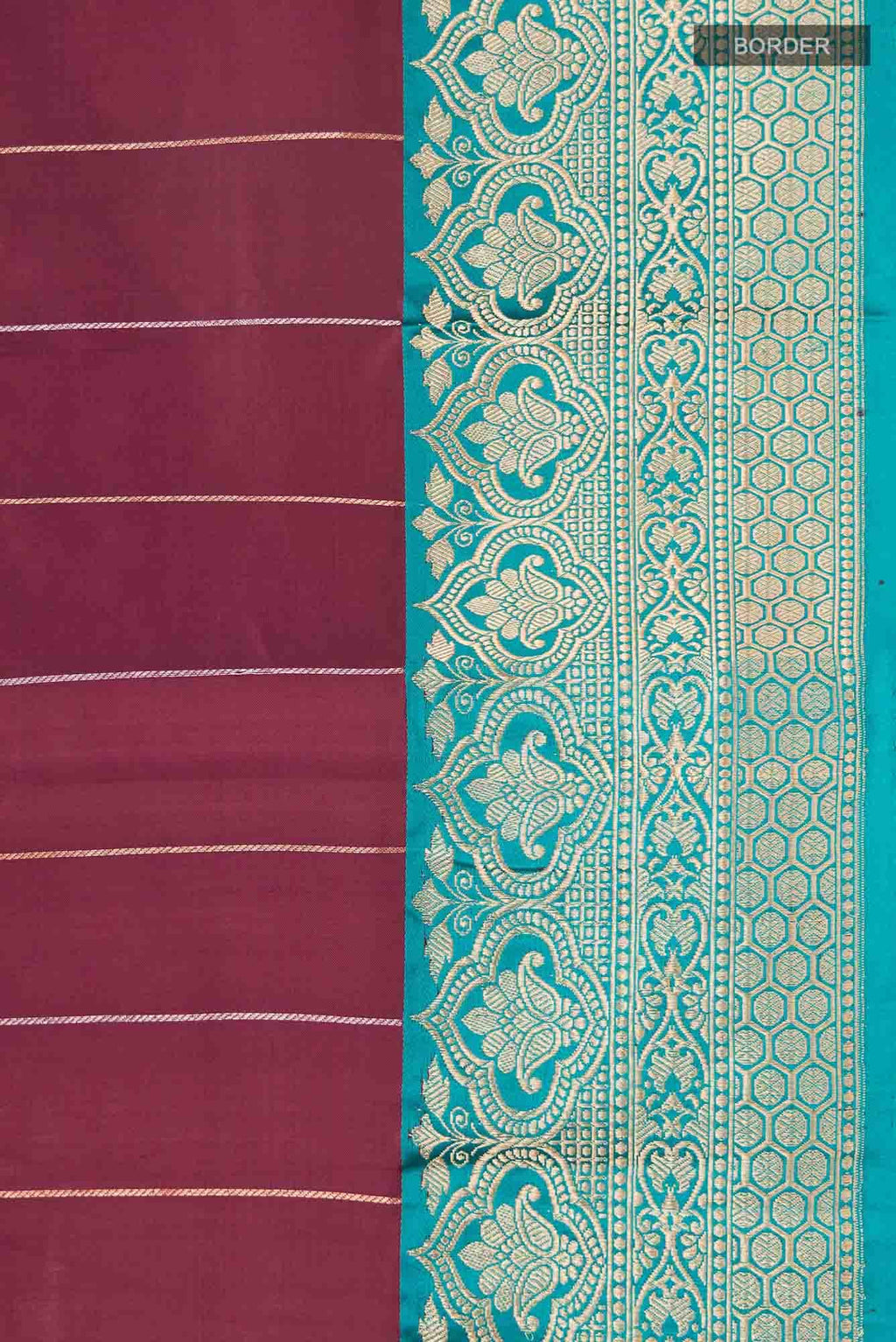 Maroon Banarasi Katan Silk Saree