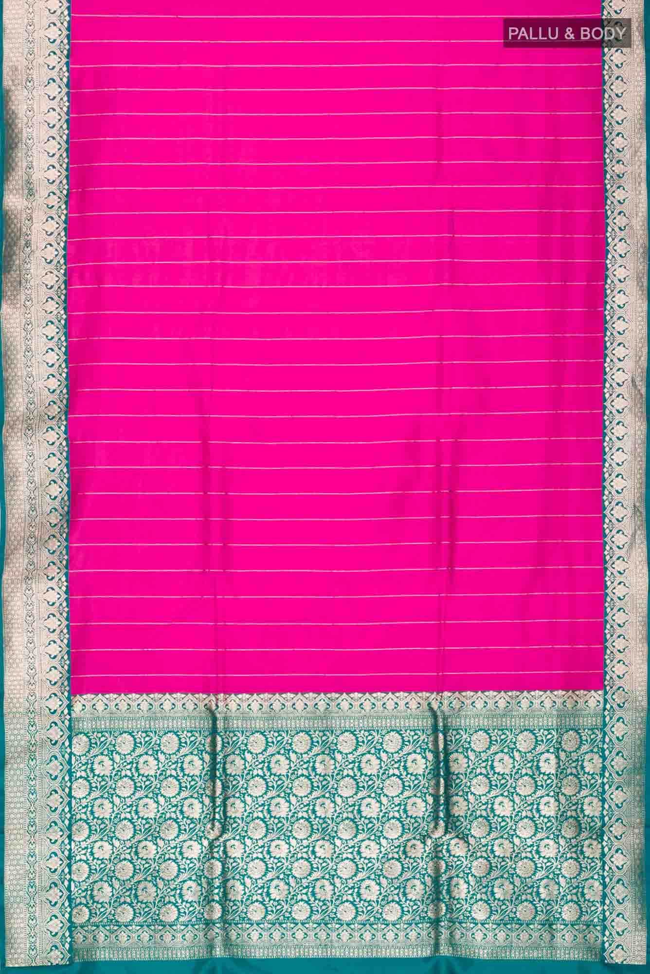 Pink Banarasi Silk Saree