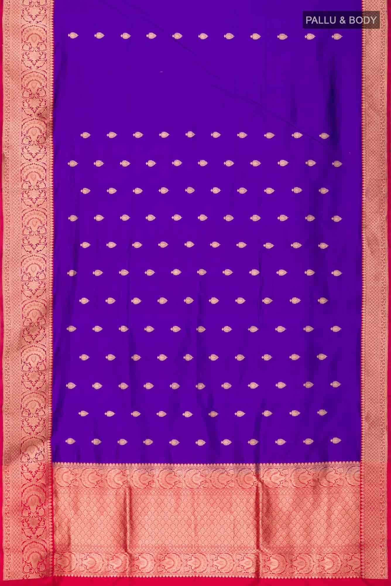 Blue Banarasi Silk Saree