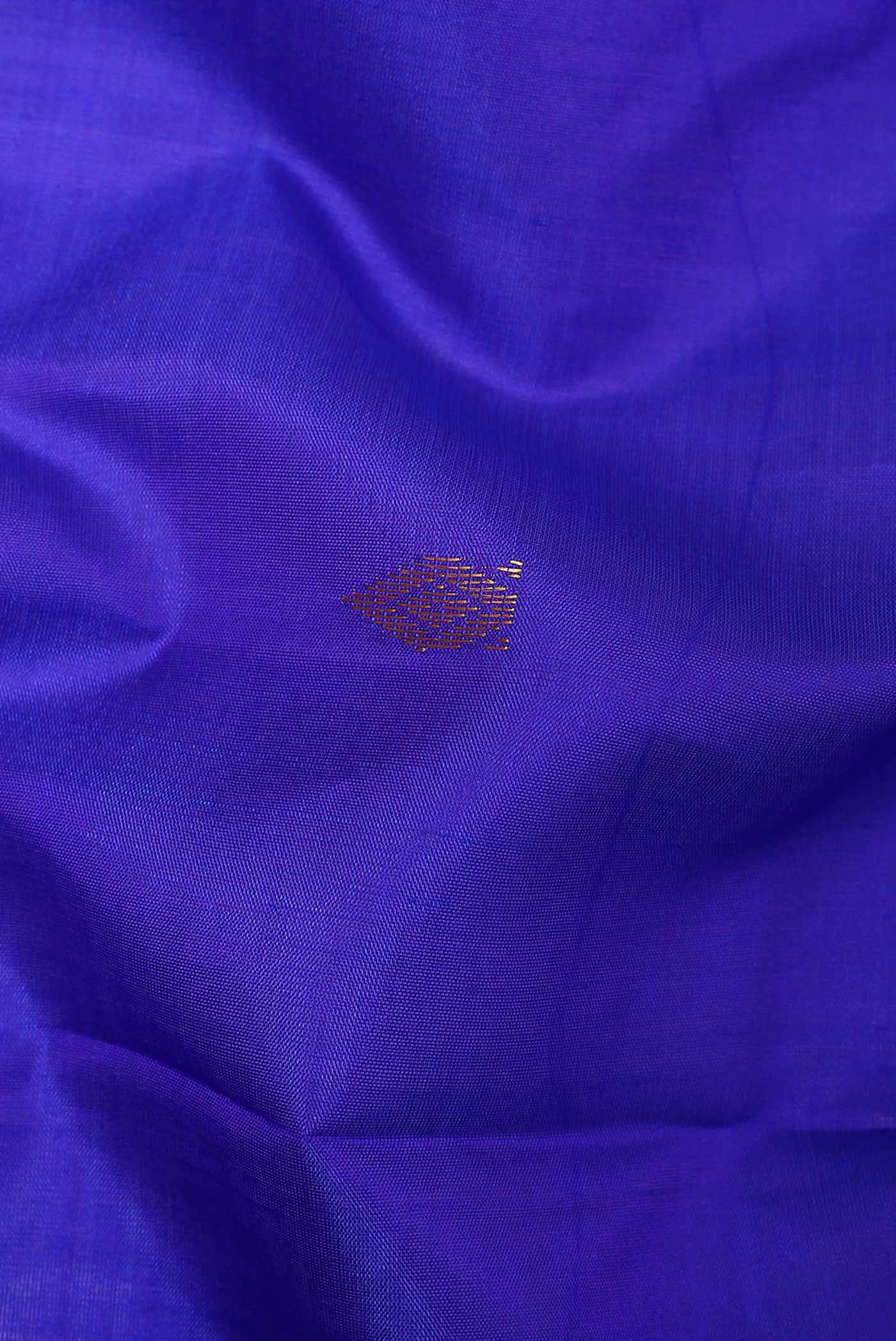 Blue Kanchipuram Silk Saree