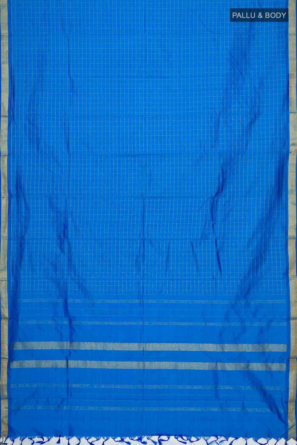 Blue Kanchipuram Silk Saree