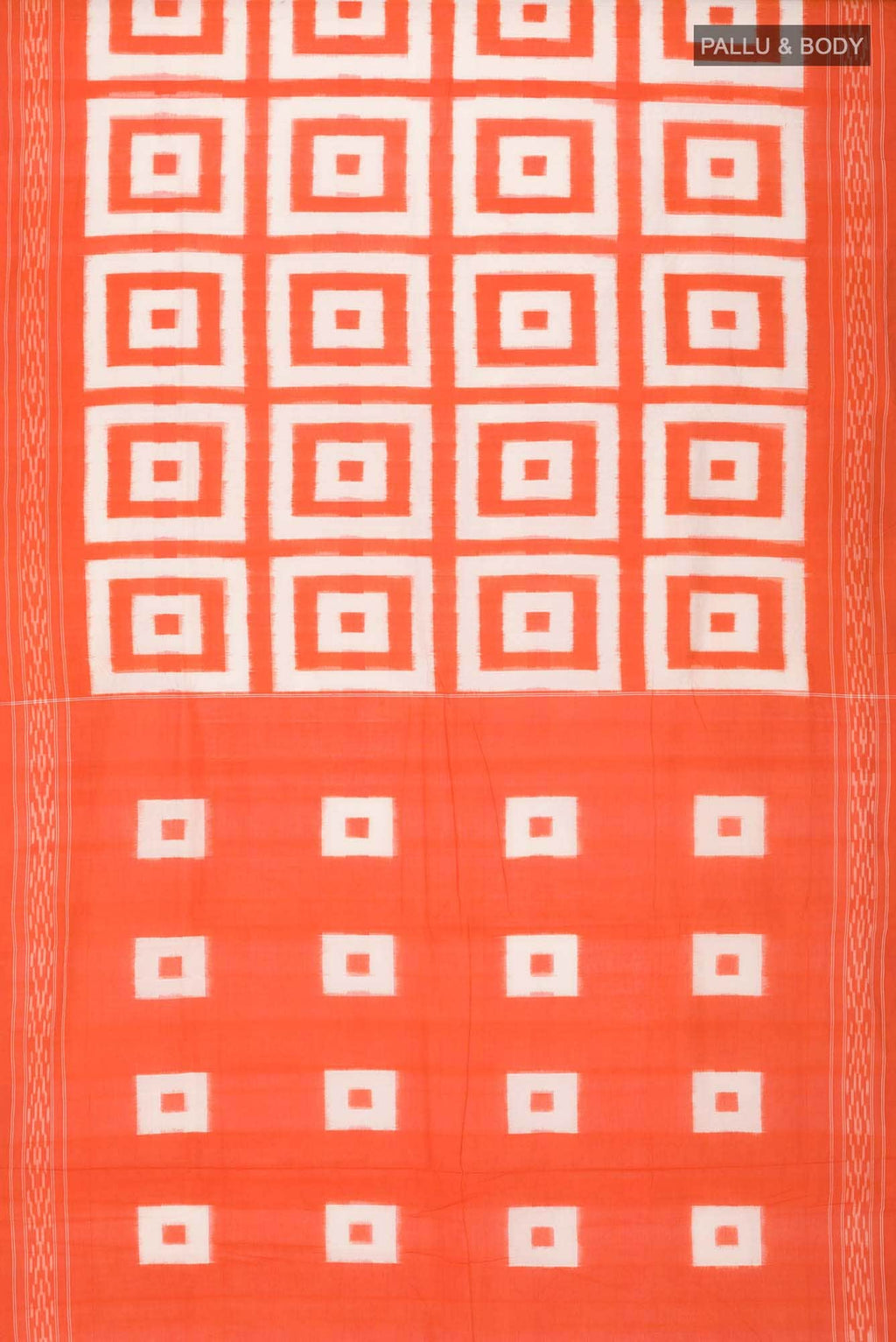 Cream Pochampally Cotton Saree