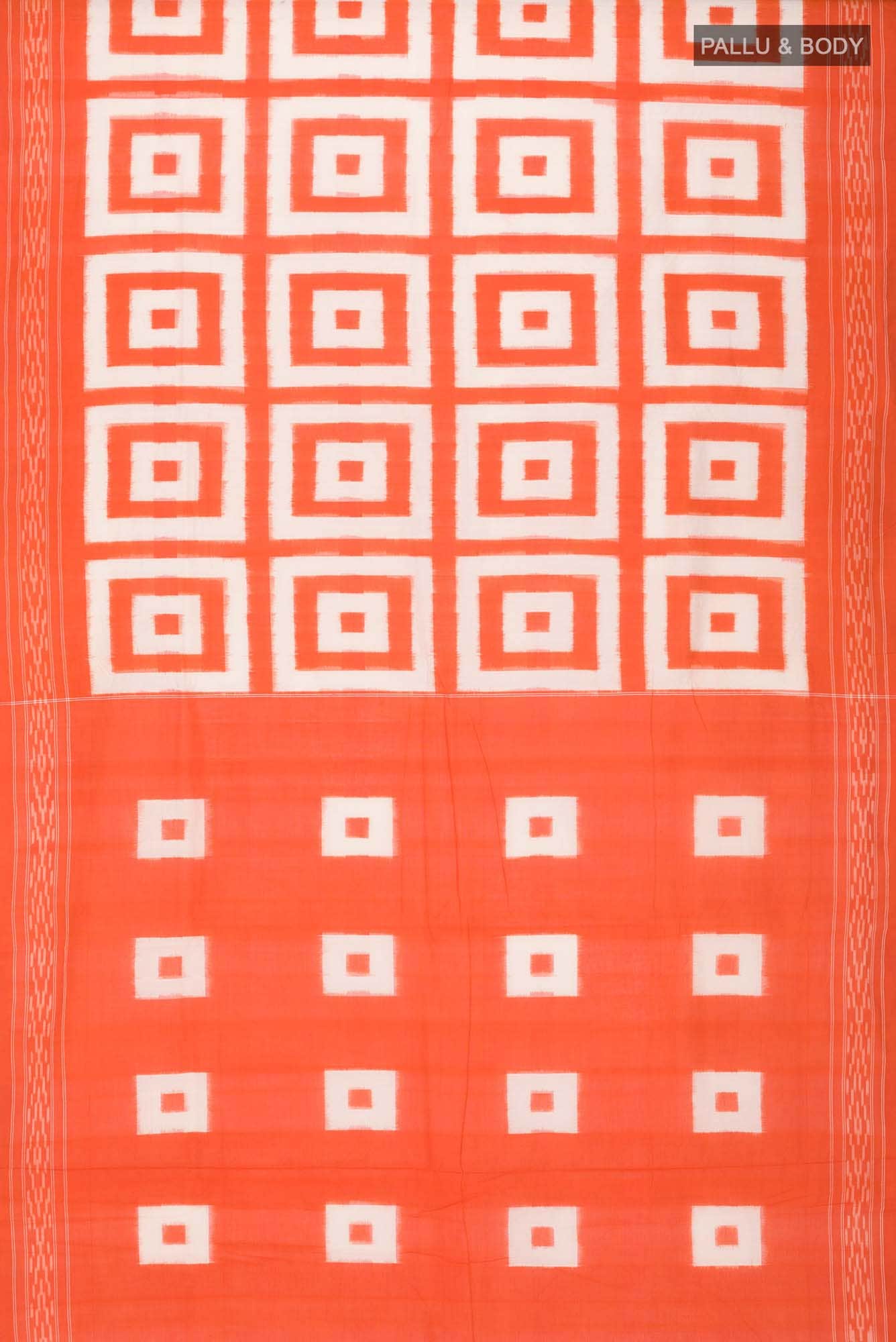 Cream Pochampally Cotton Saree