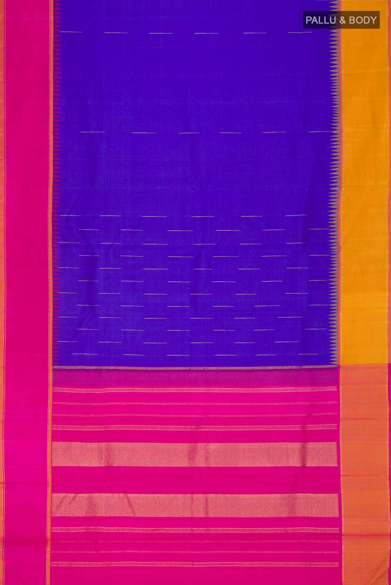 Blue Kanchipuram Silk Saree
