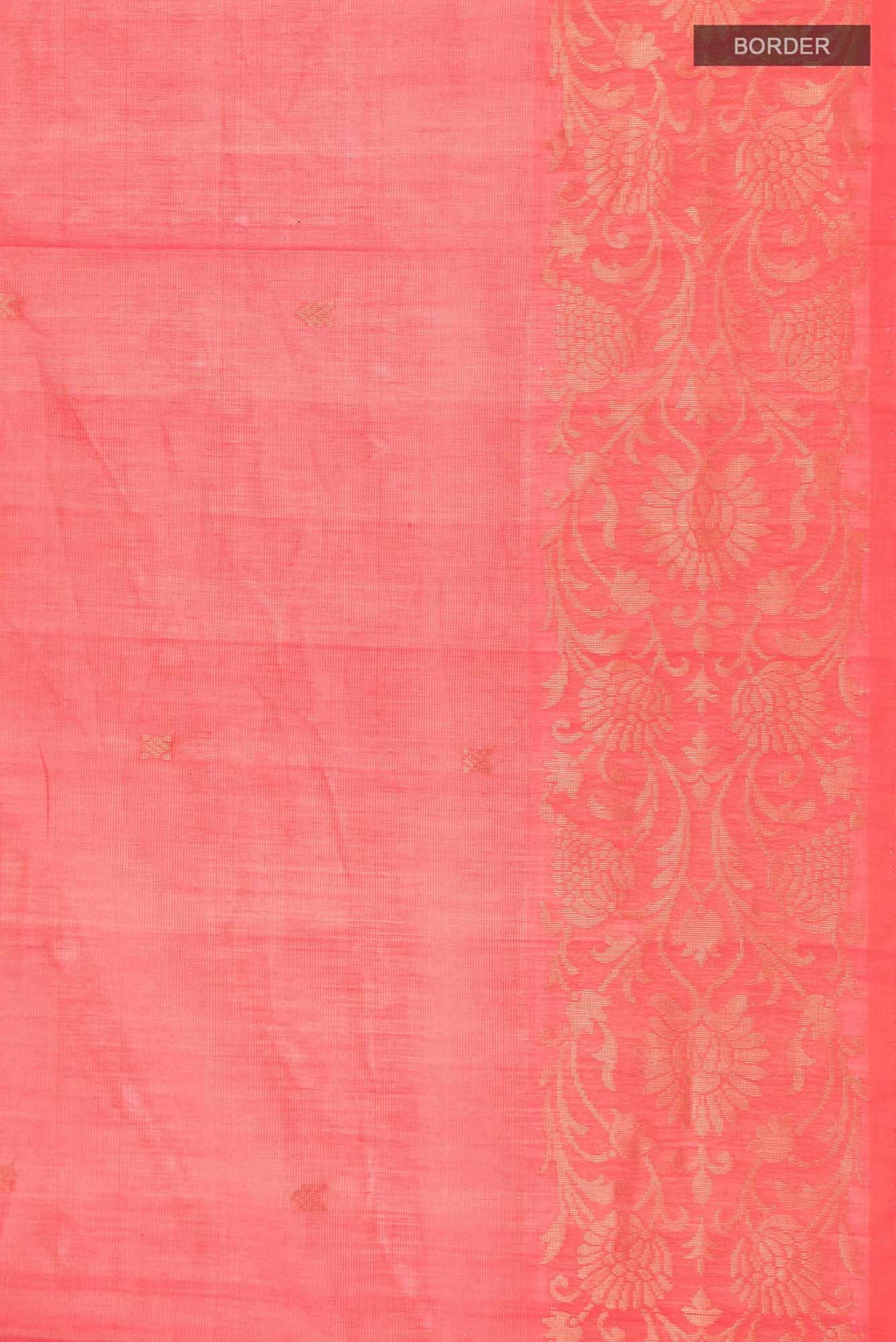 Orange Silk Cotton Saree
