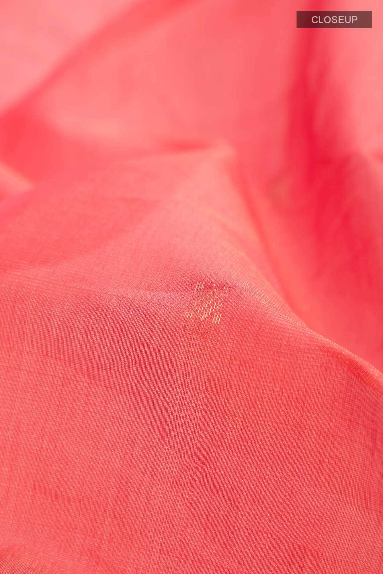 Orange Silk Cotton Saree