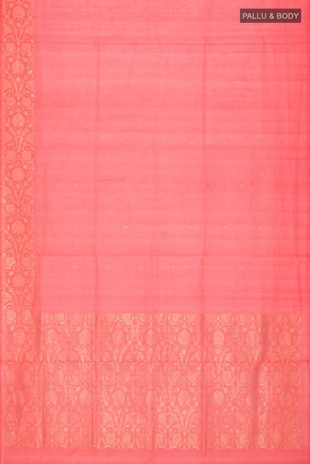 Orange Silk Cotton Saree