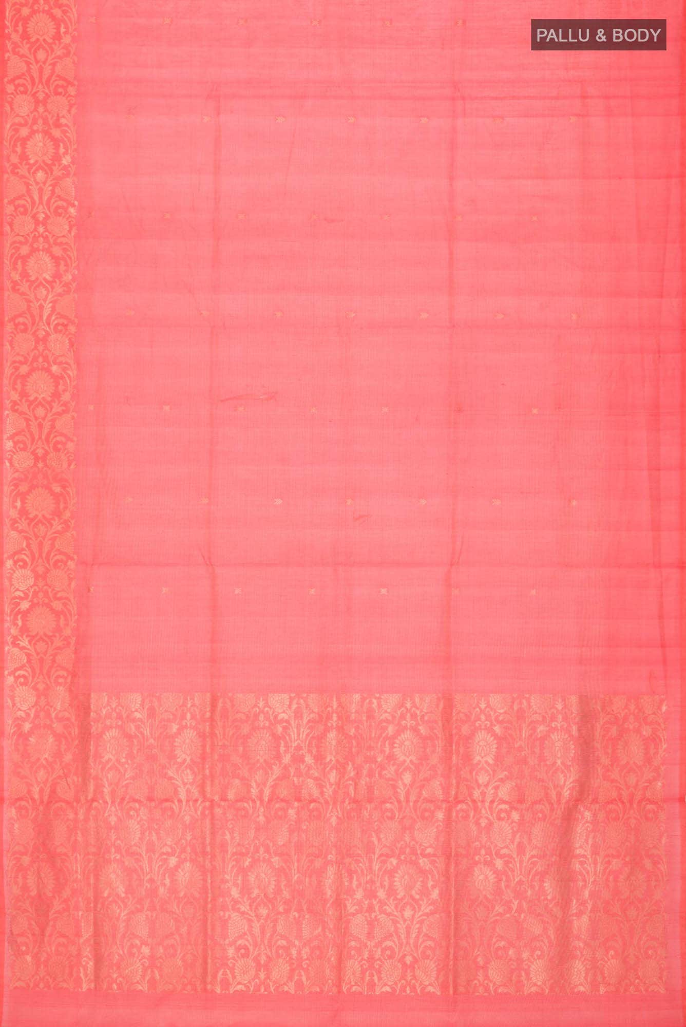 Orange Silk Cotton Saree