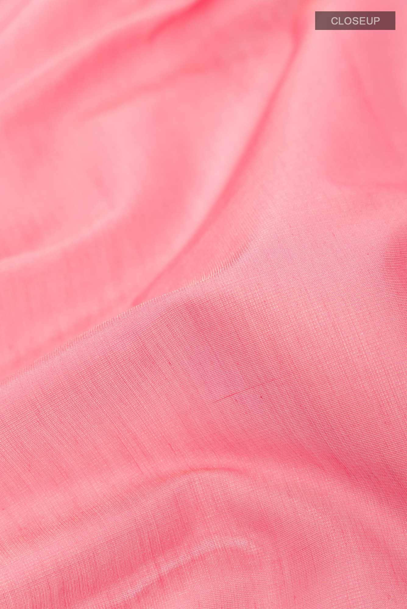 Pink Silk Cotton Saree