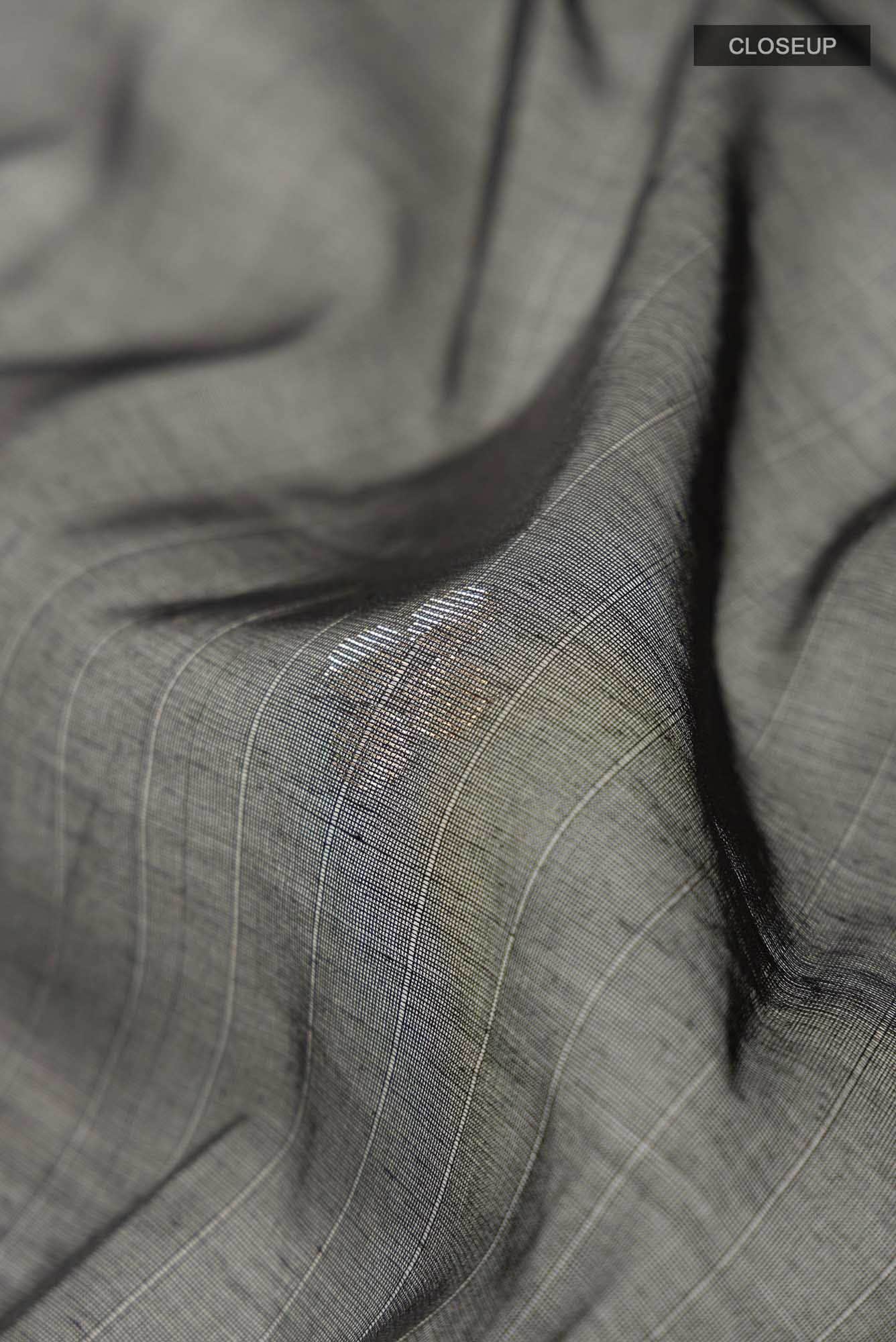 Black Silk Cotton Saree