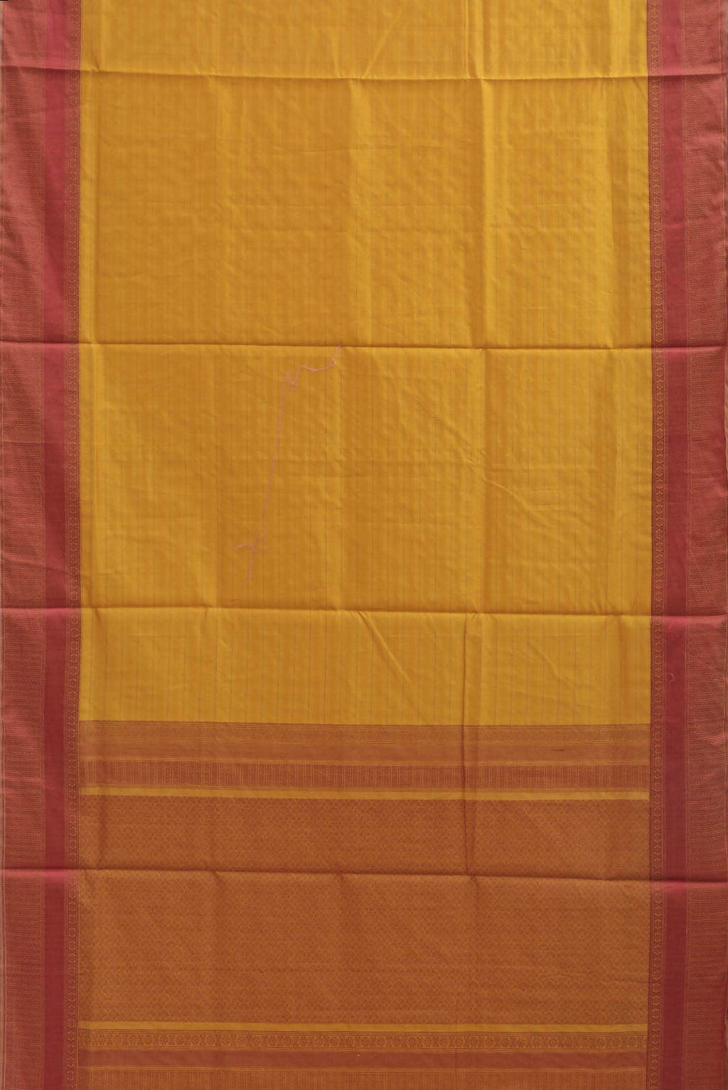 Mustard Silk Cotton Saree