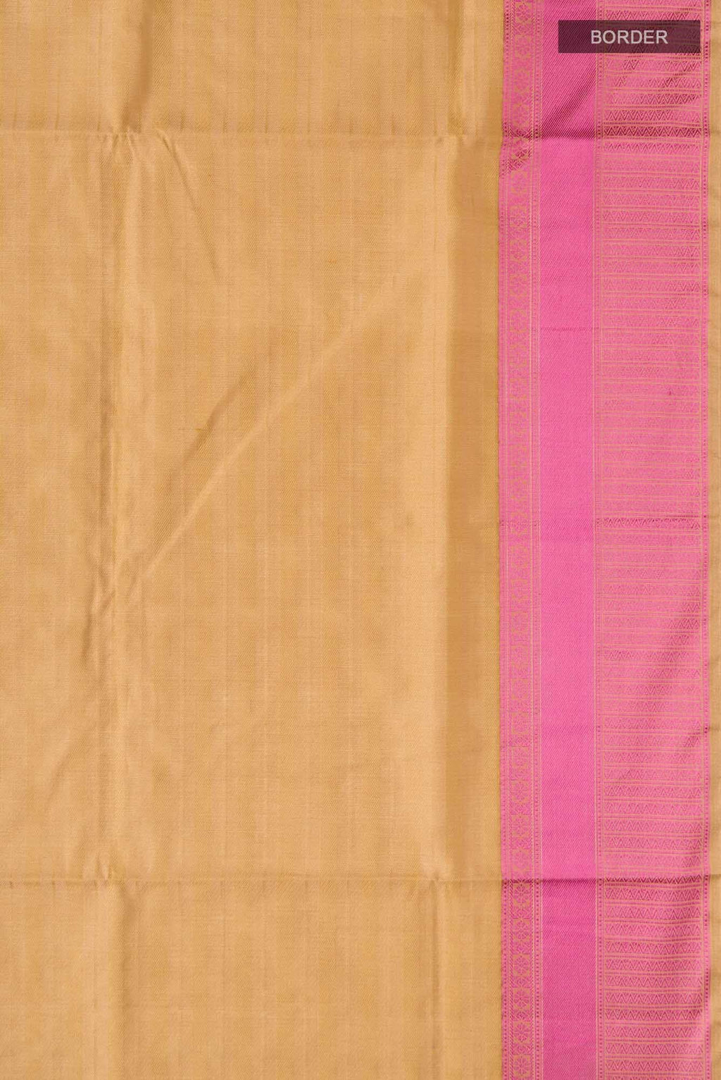 Beige Dual Tone Silk Cotton Saree