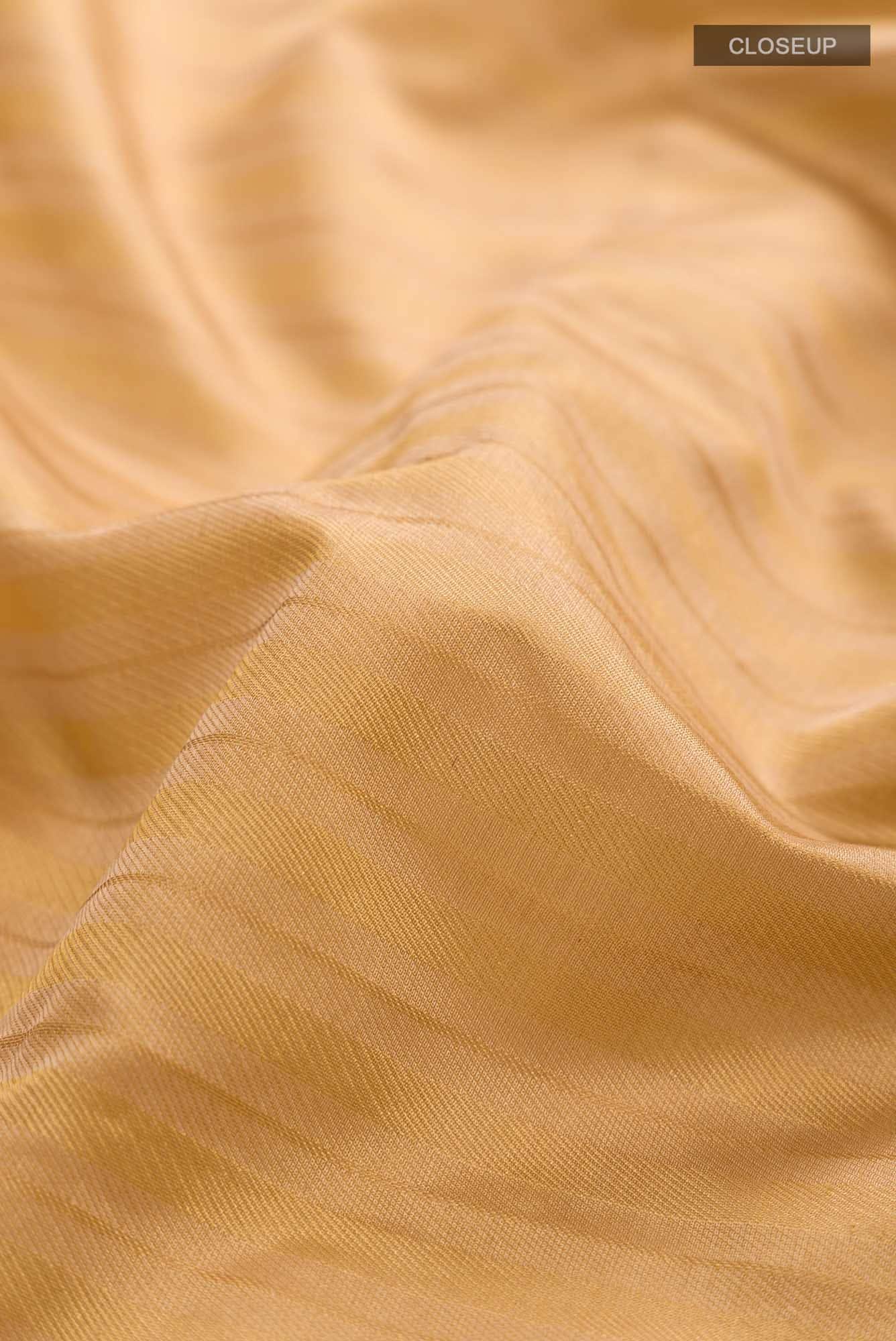 Beige Dual Tone Silk Cotton Saree