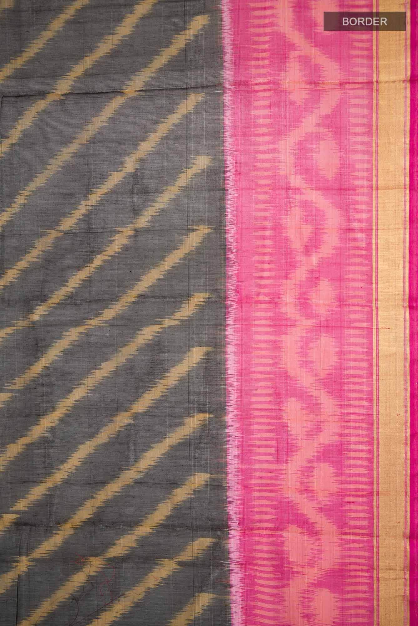Black Silk Cotton Saree