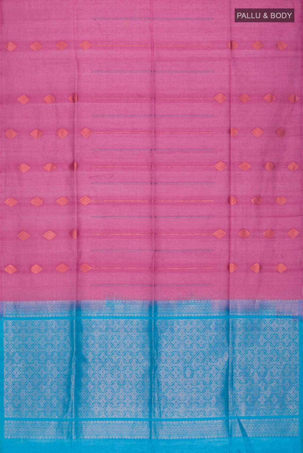 Pink Silk Cotton Saree