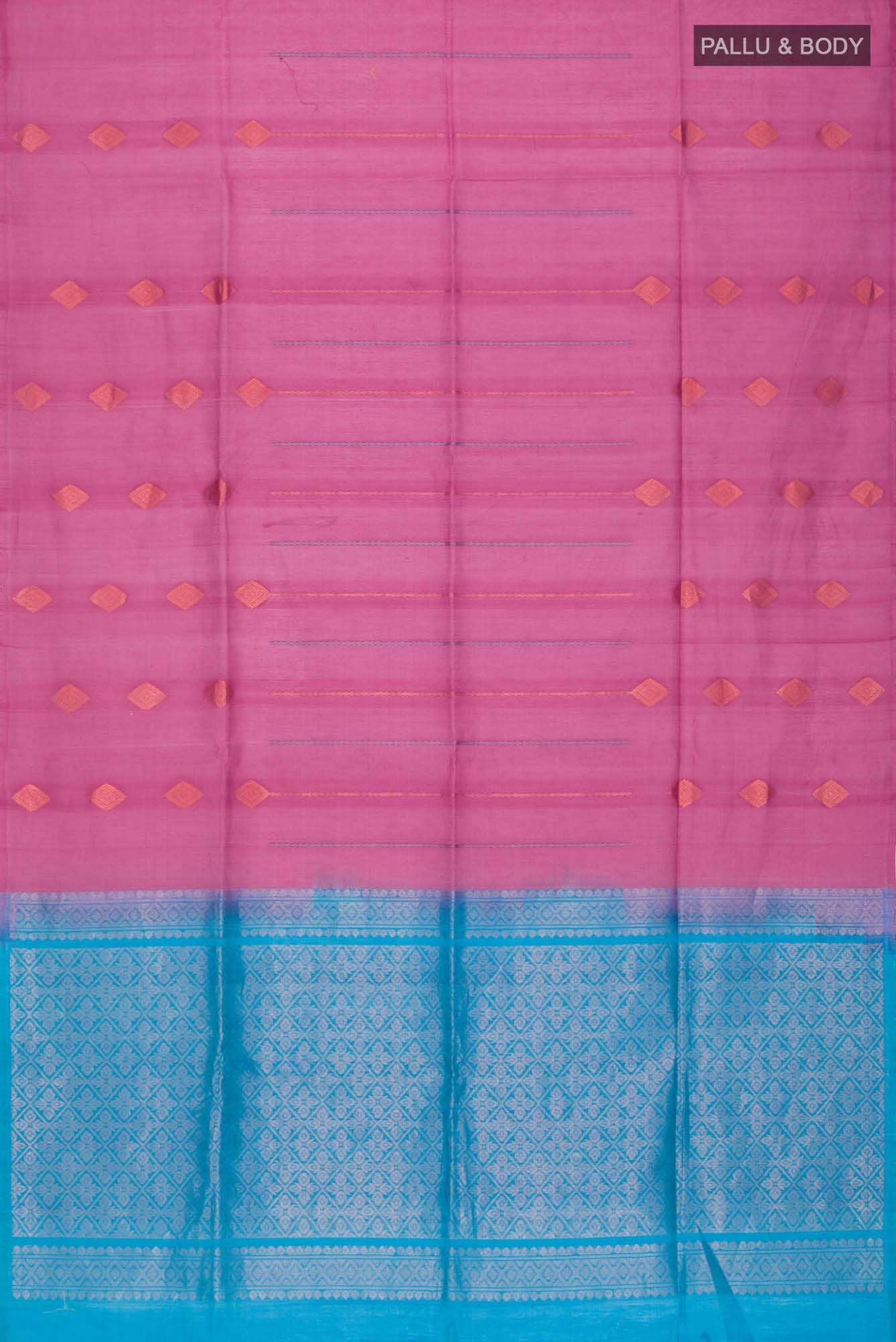 Pink Silk Cotton Saree