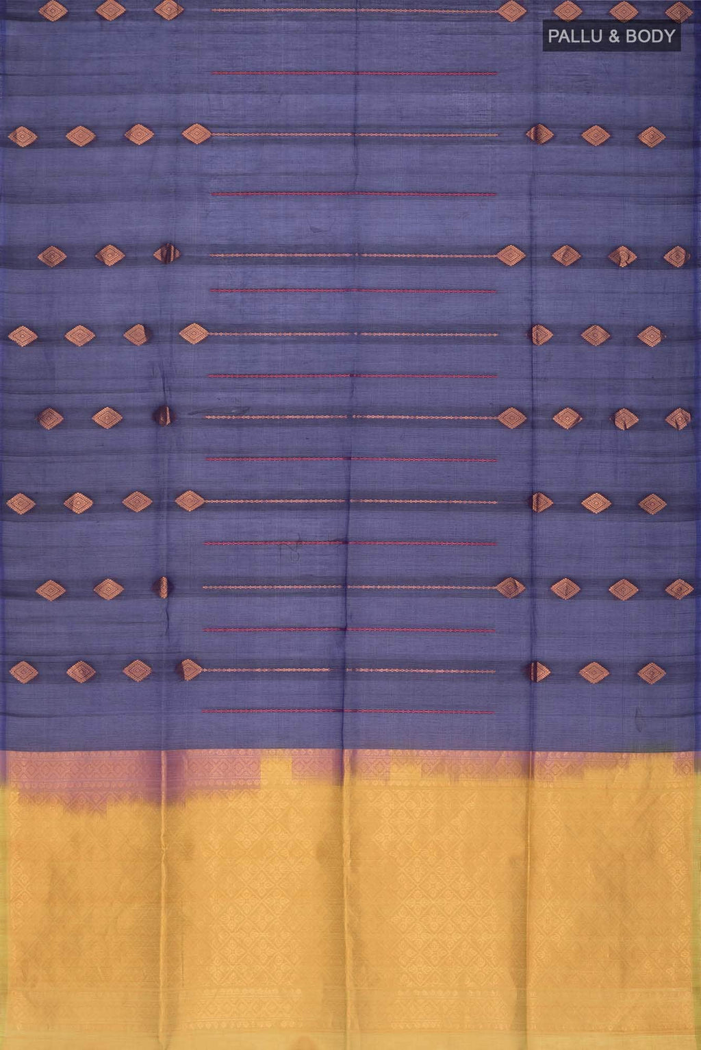 Blue Silk Cotton Saree