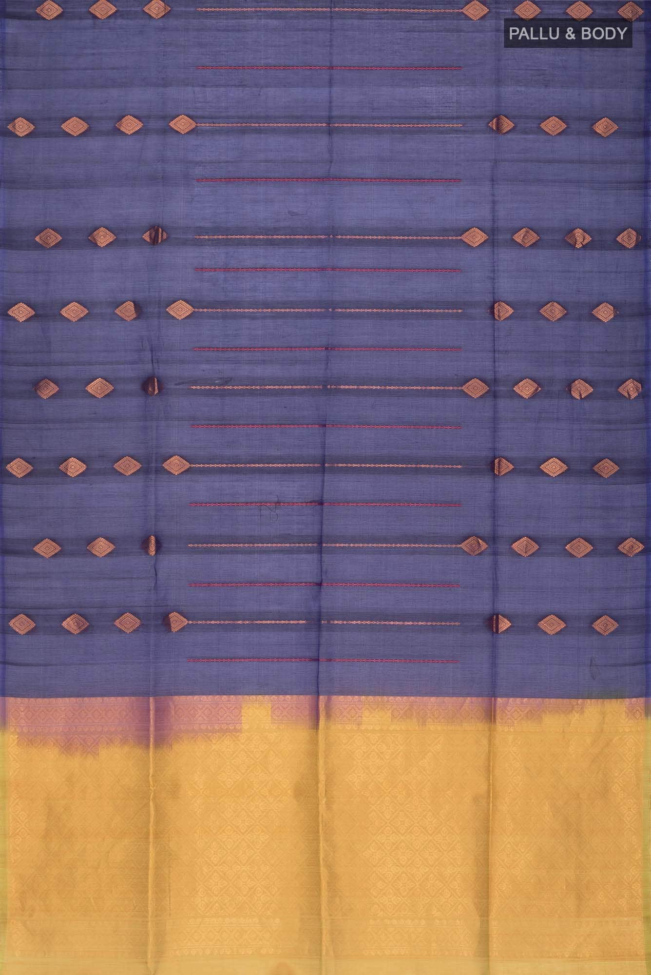 Blue Silk Cotton Saree