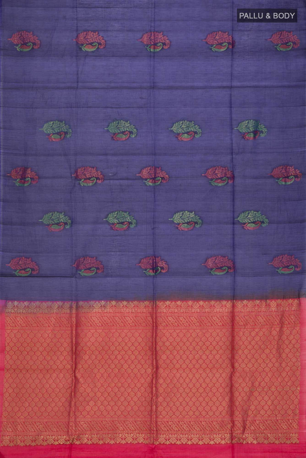 Blue Silk Cotton Saree