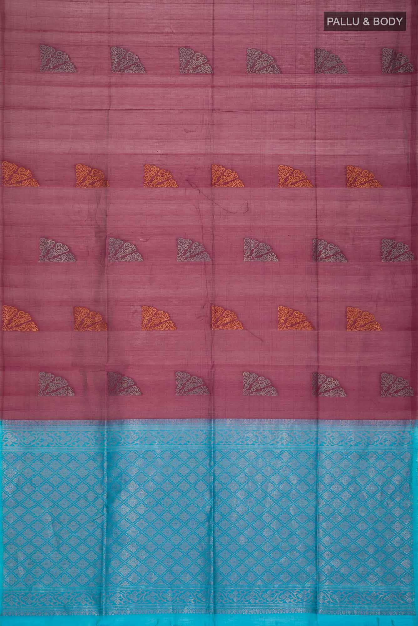 Brown Silk Cotton Saree