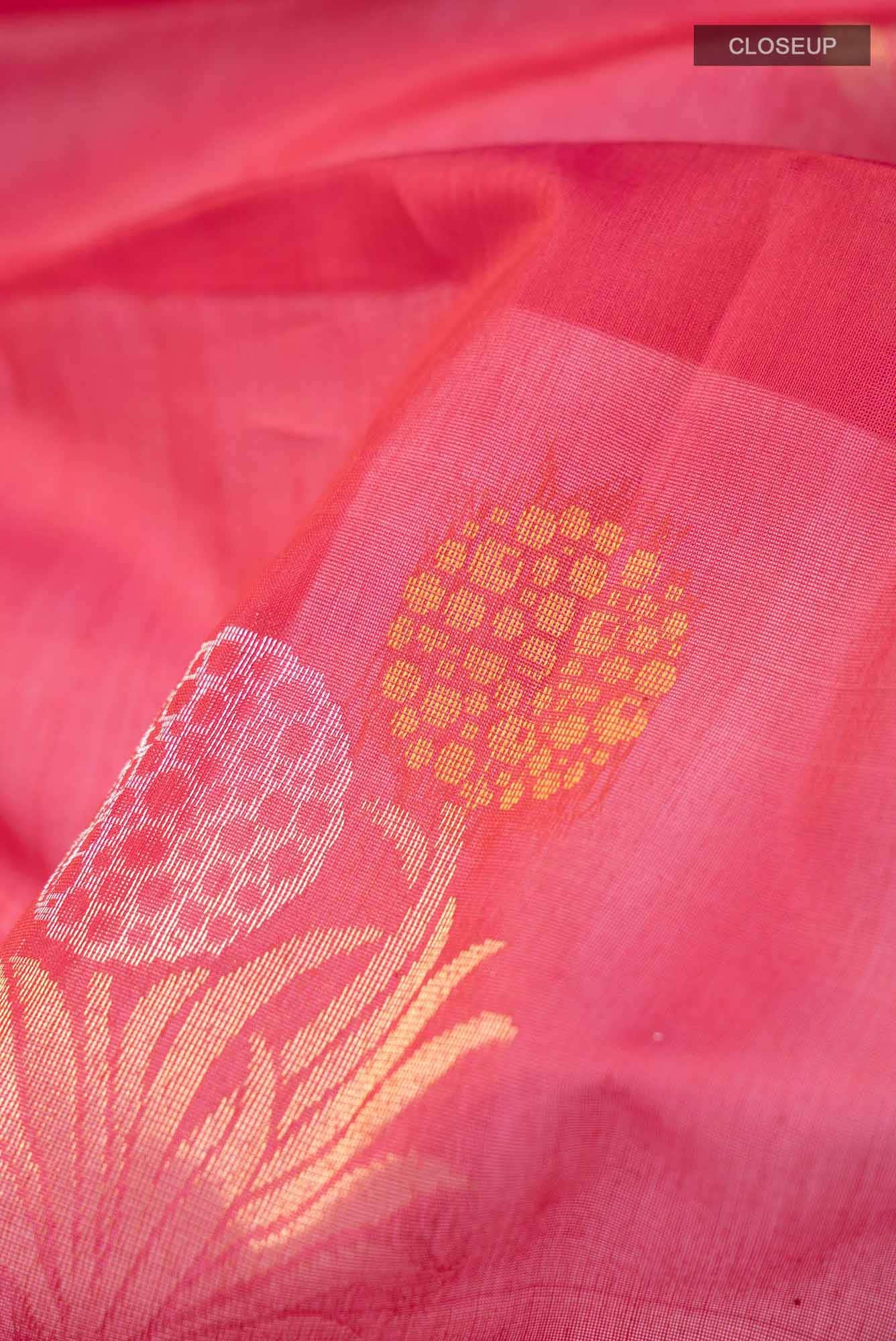 Blue Silk Cotton Saree