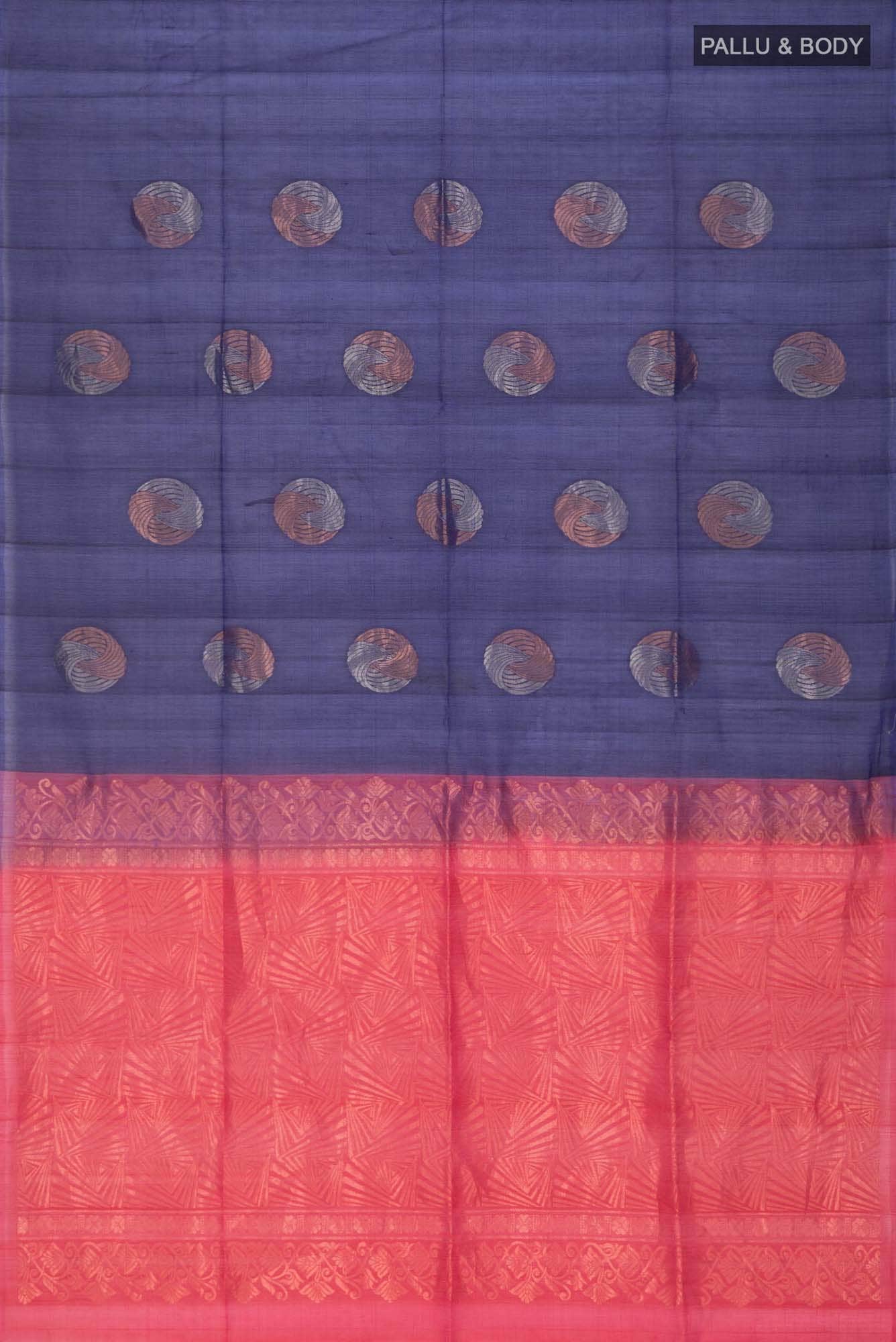 Blue Silk Cotton Saree