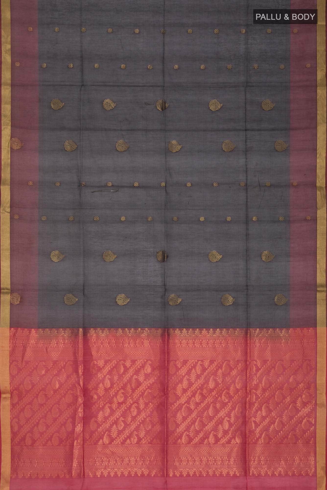 Black Silk Cotton Saree
