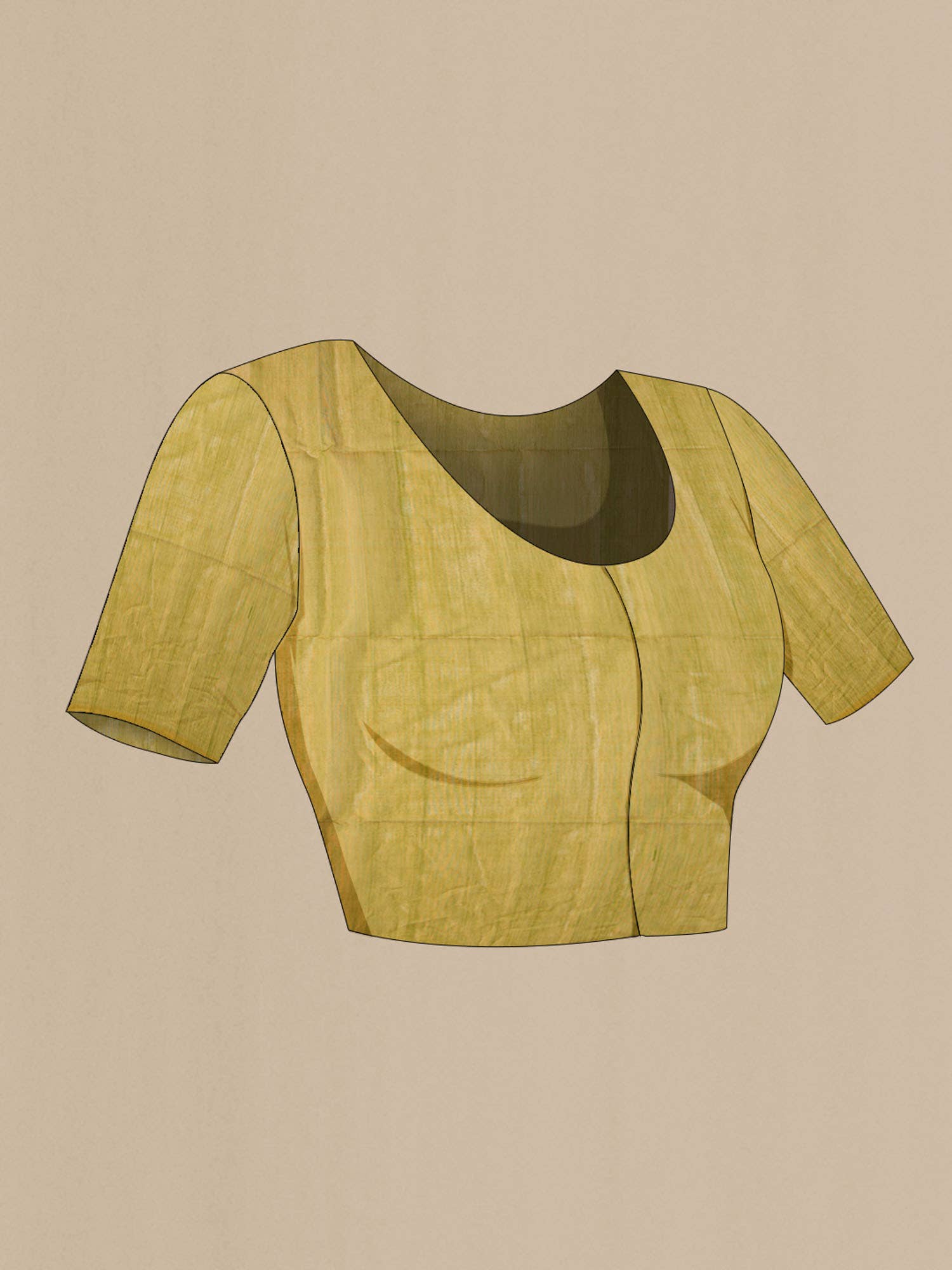Green with yellow Dual Tone Silk Cotton Saree