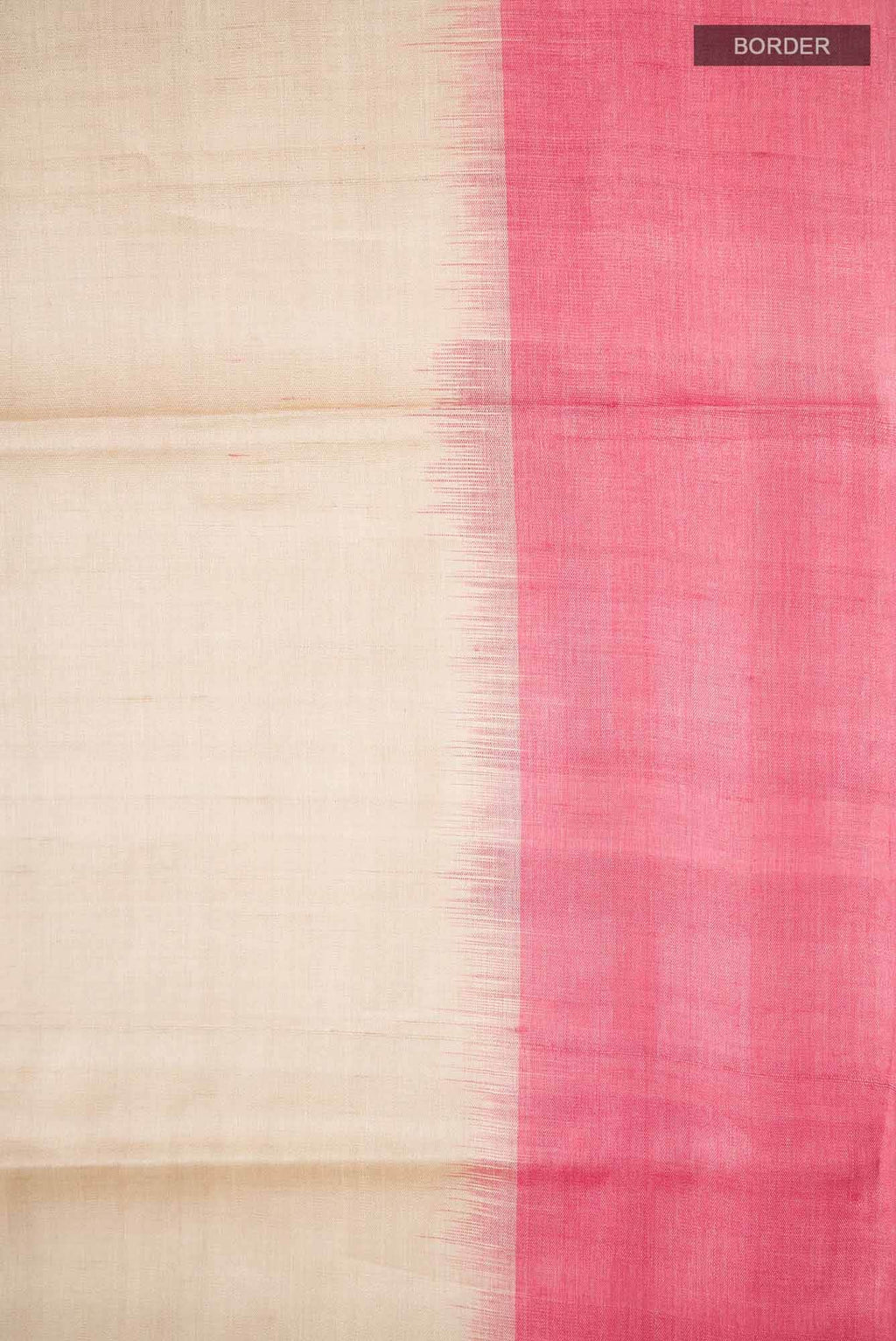 Beige Banarasi Tussar Silk Saree