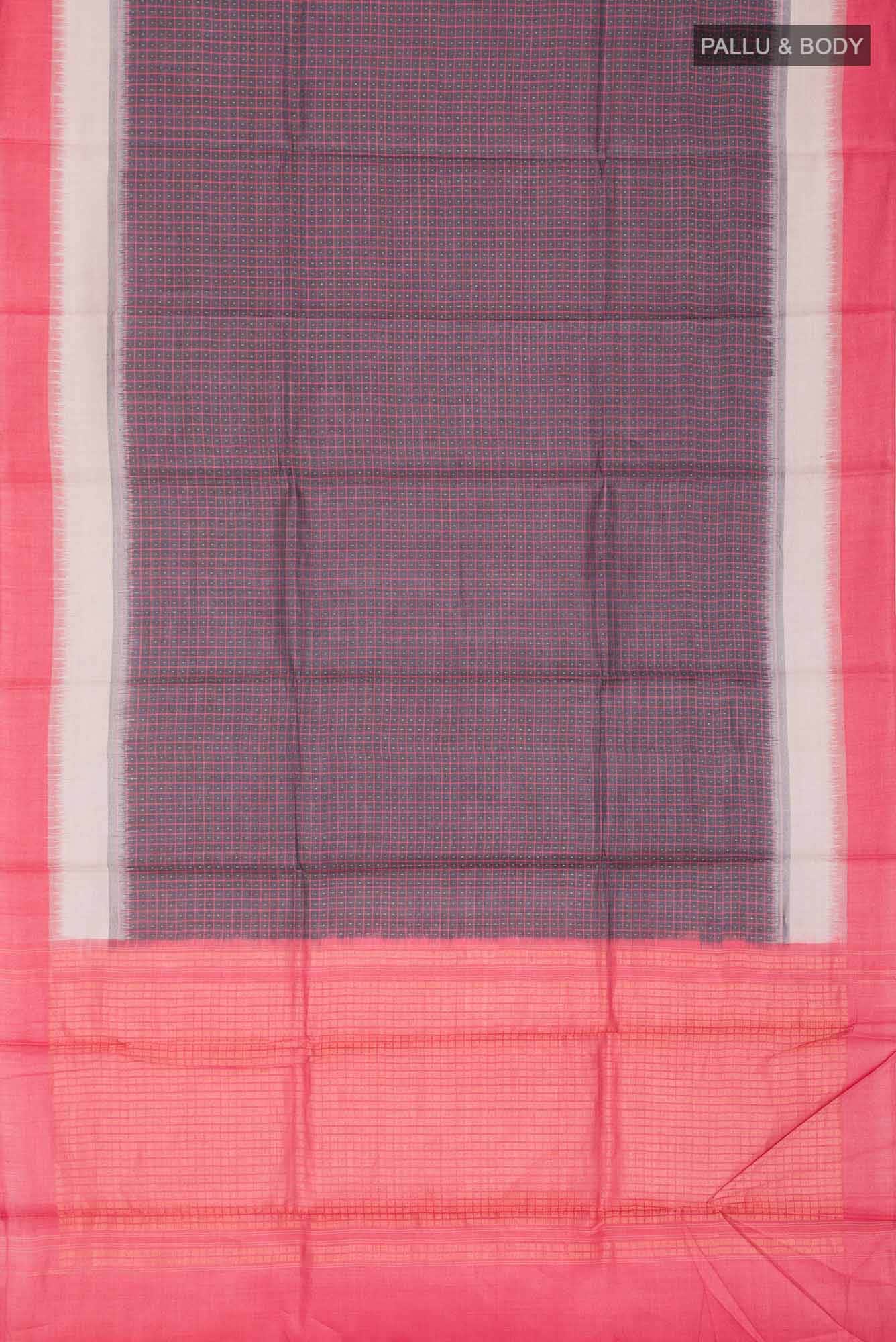Blue Banarasi Tussar Silk Saree