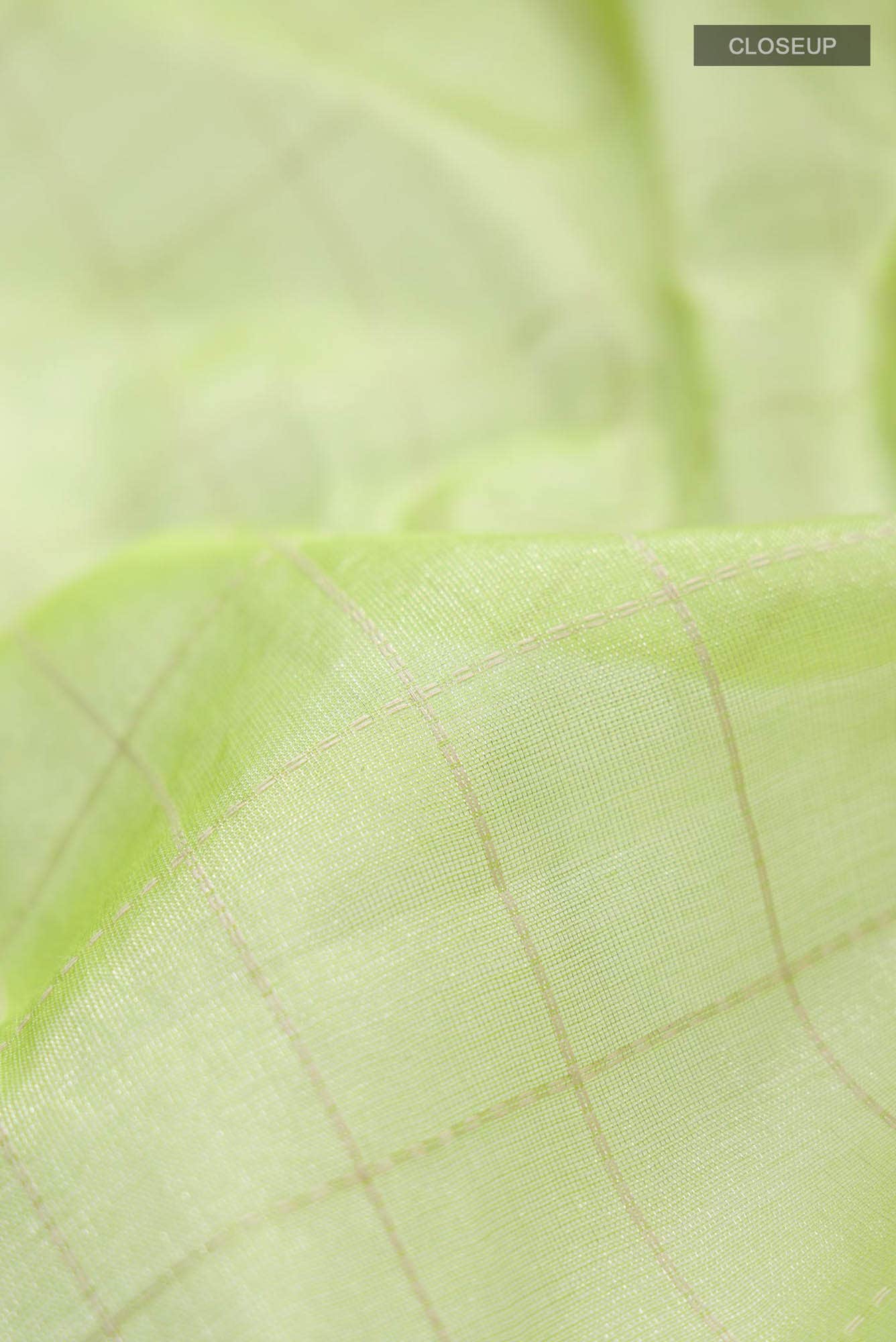 Green Dual Tone Bhagalpuri Tussar Silk Saree