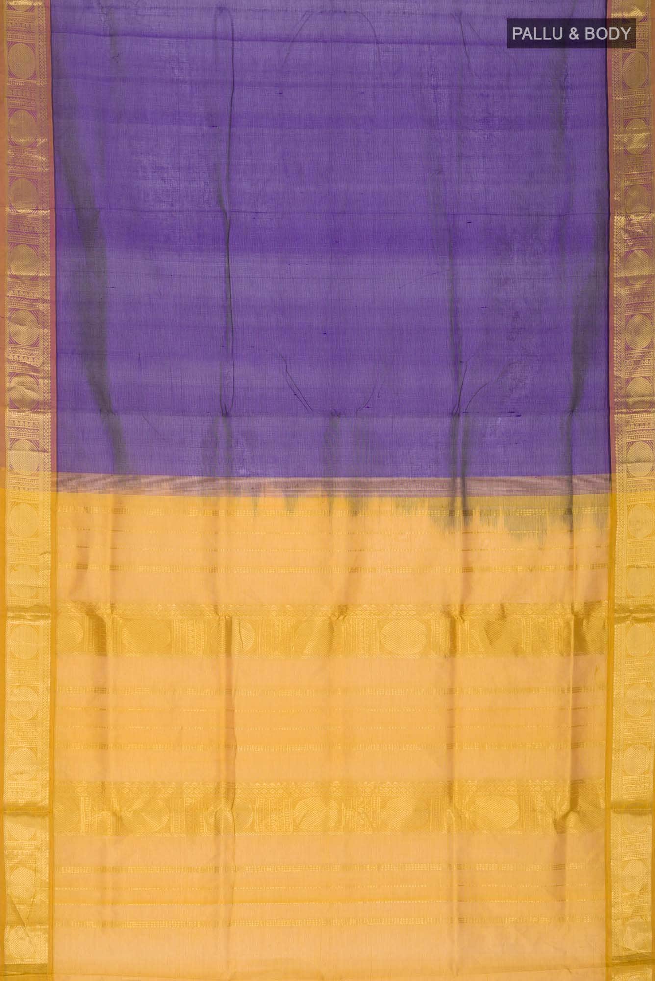 Blue Silk Cotton Saree