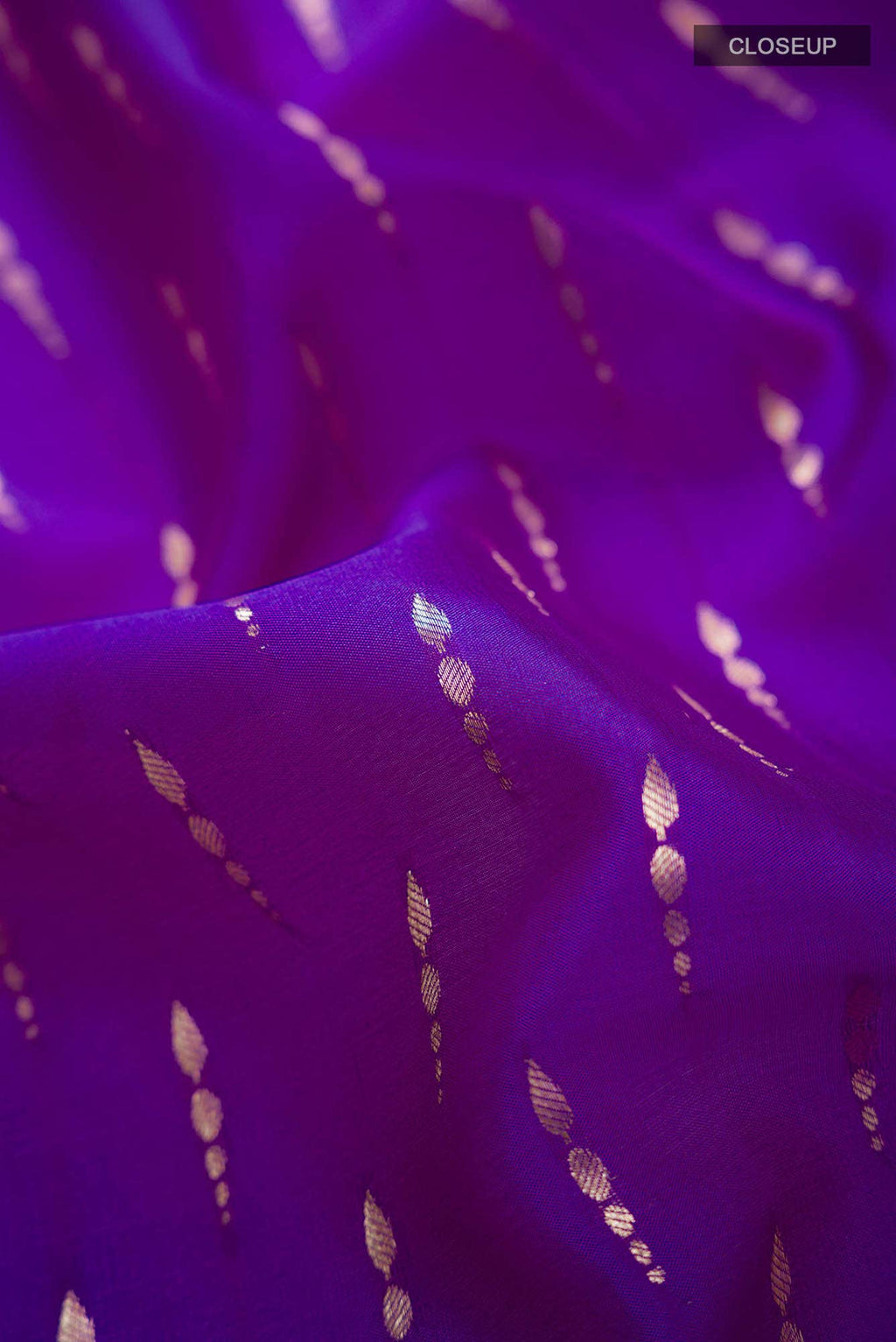 Violet Mysore Crepe Saree