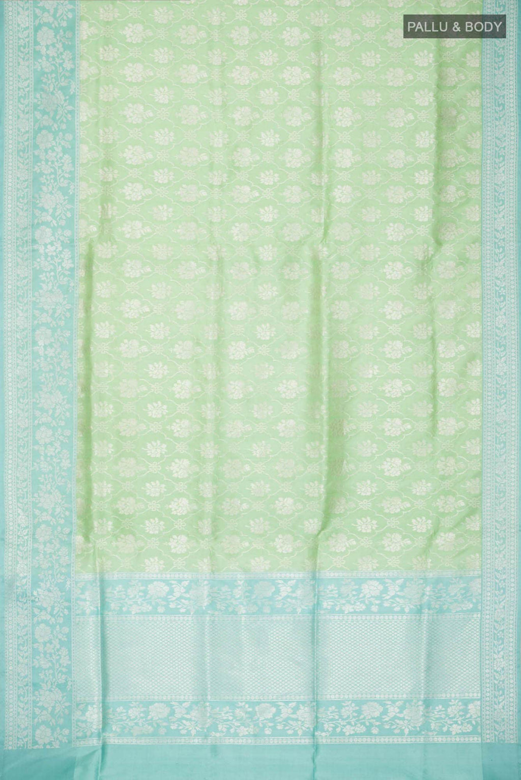 Green Banarasi Silk Saree