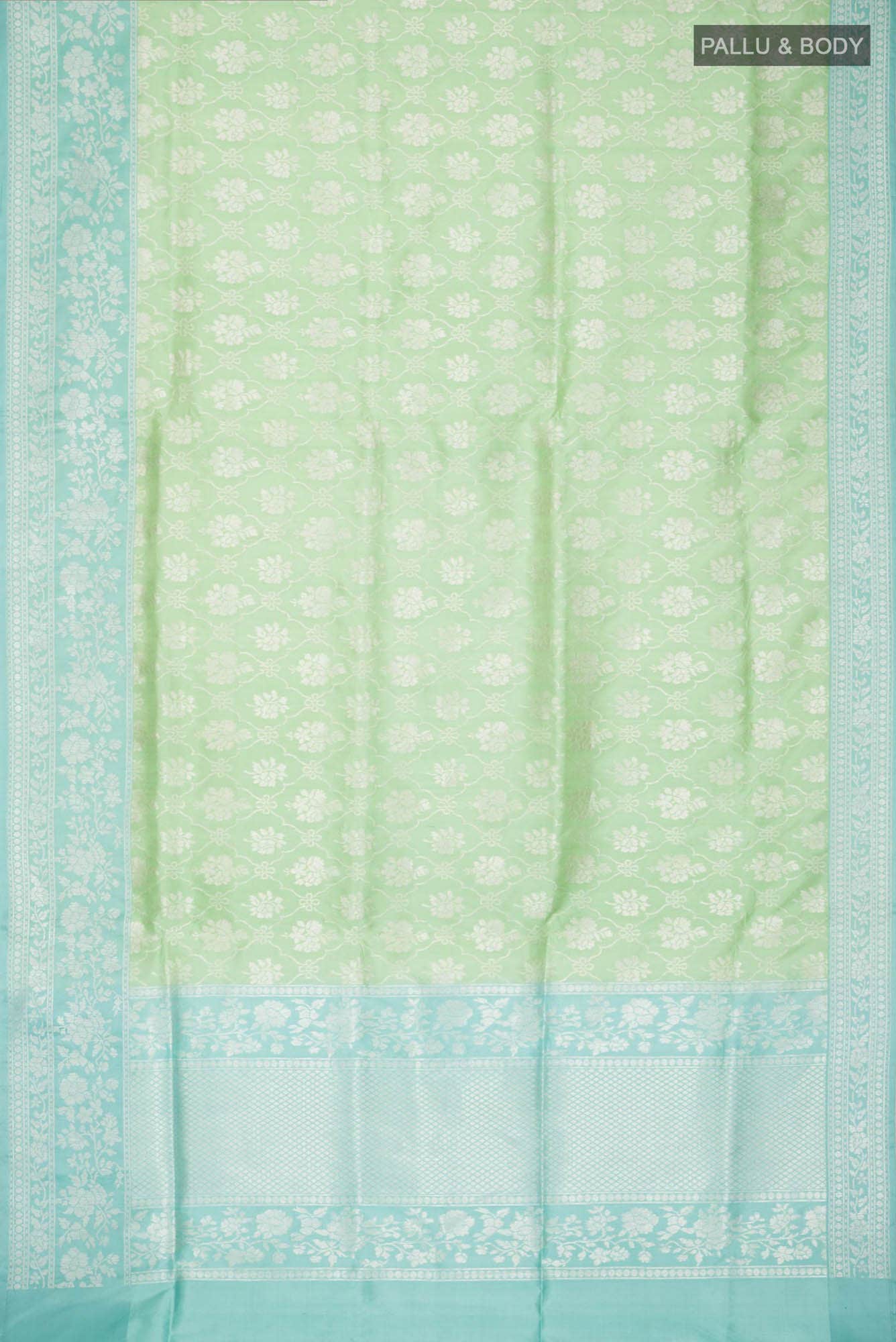Green Banarasi Silk Saree