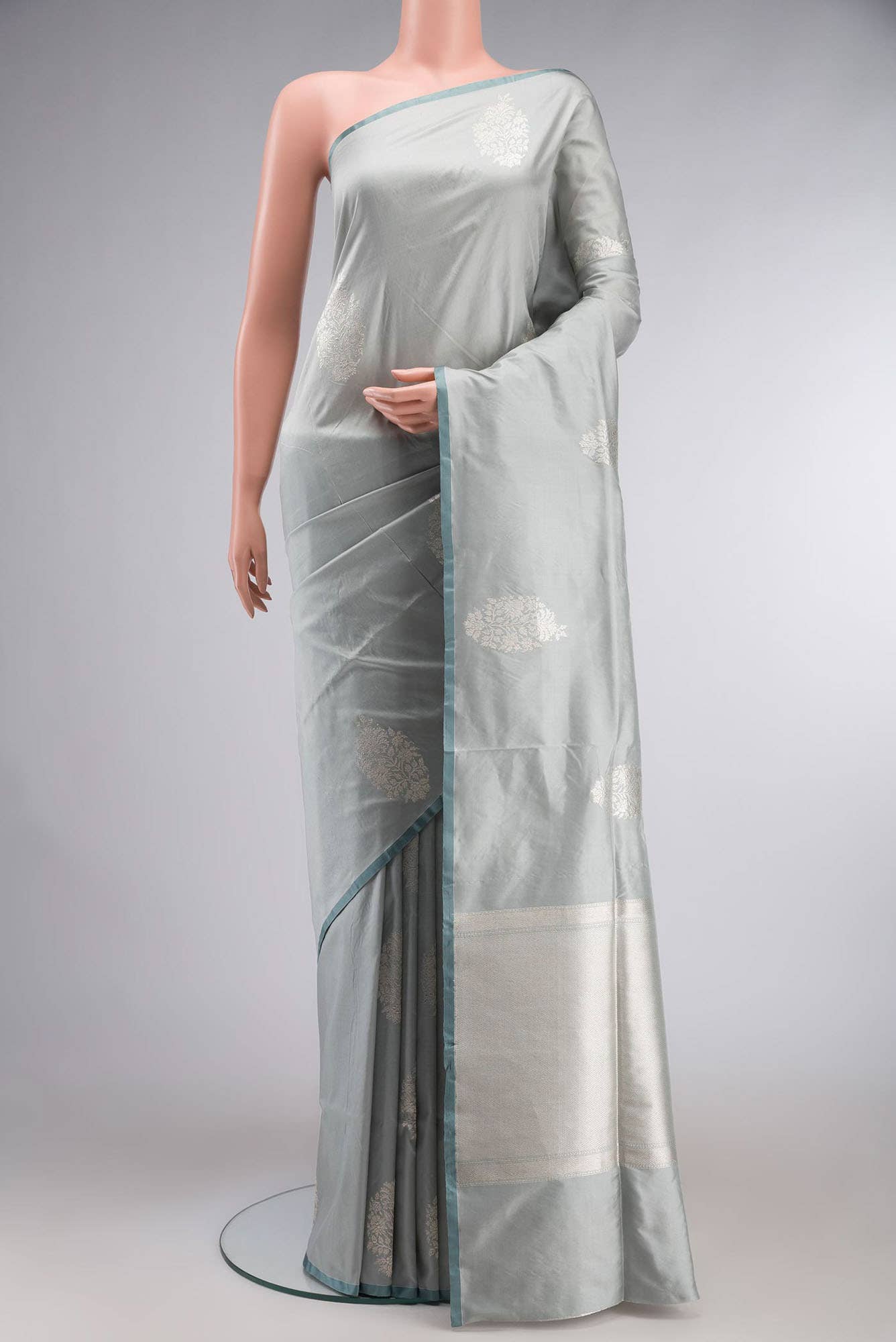 Green Banarasi Silk Saree