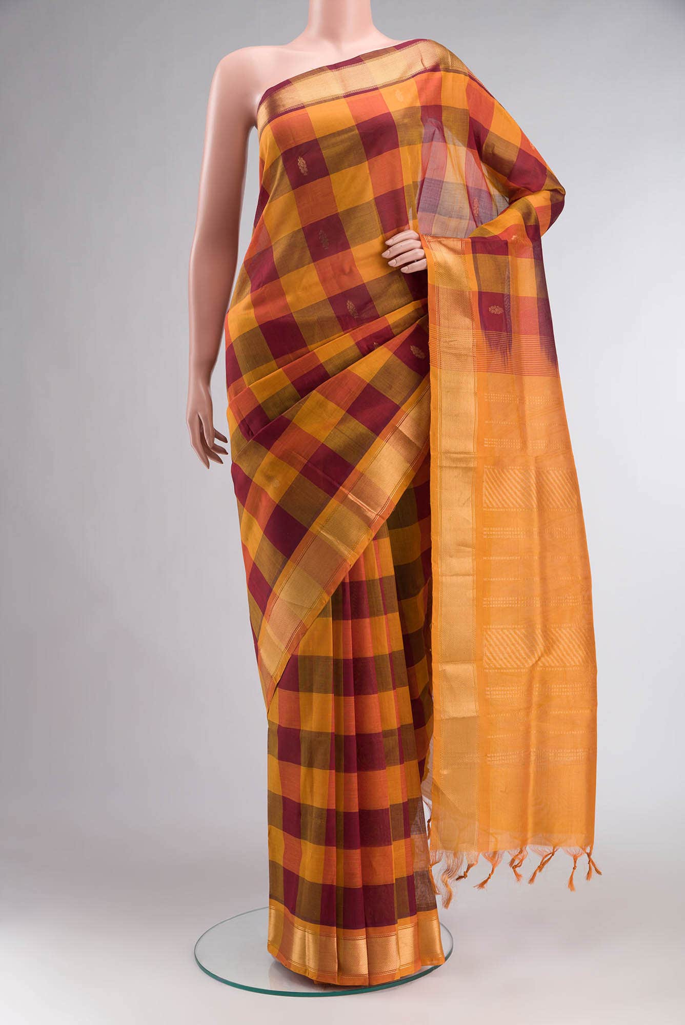 Multi Silk Cotton Saree