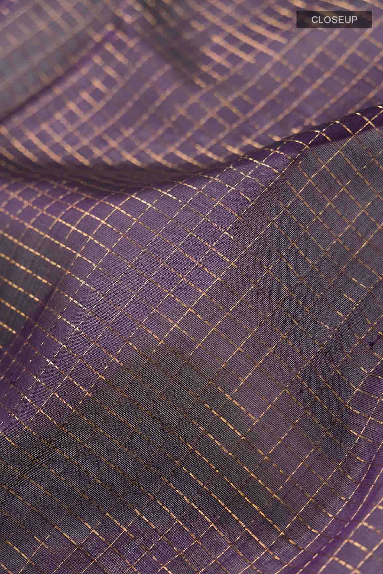 Navy Blue Silk Cotton Saree