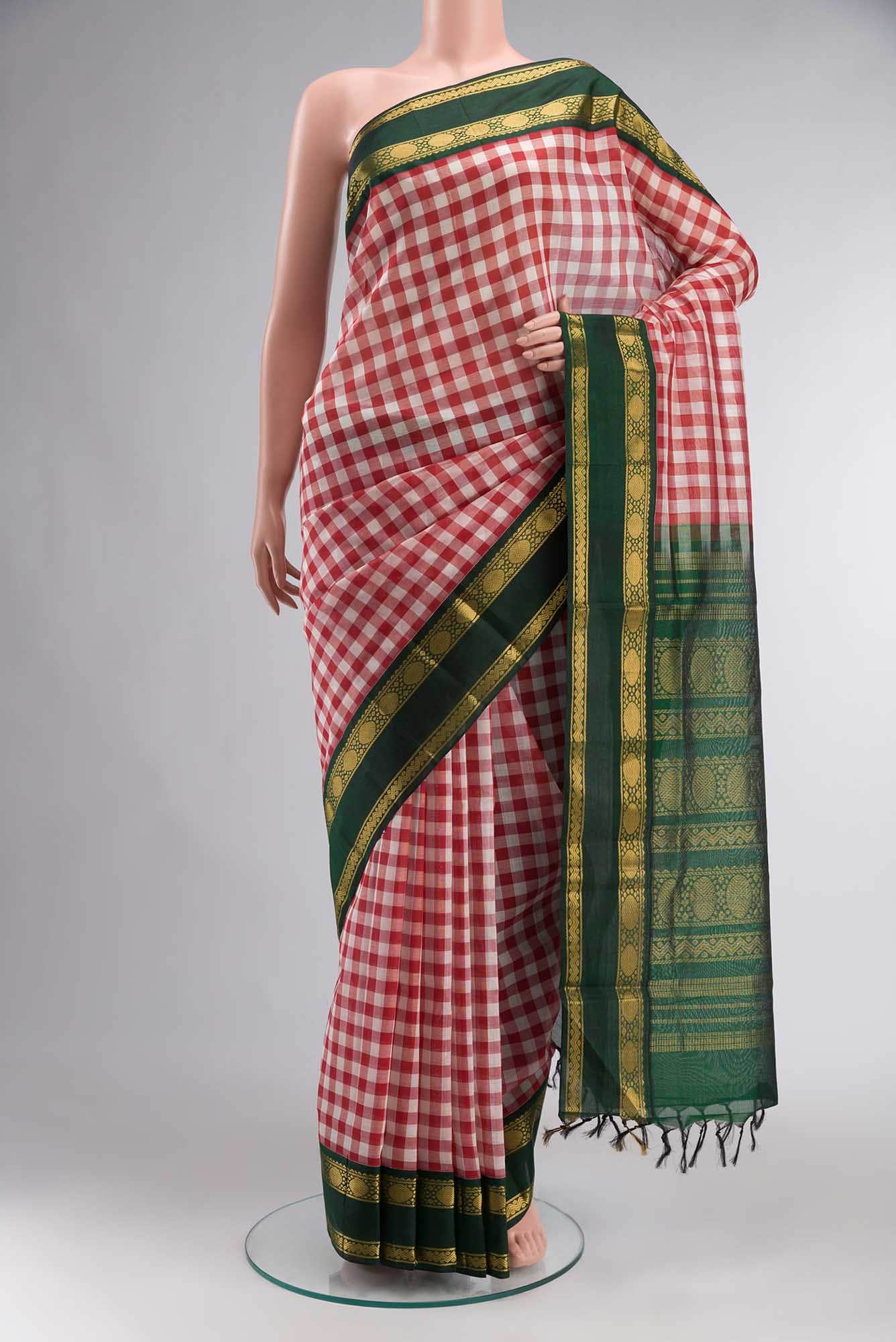 Multi Silk Cotton Saree