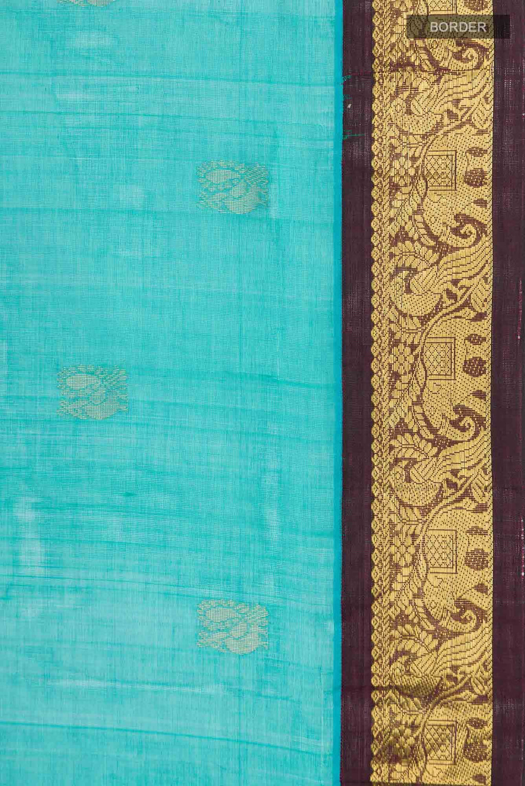 Blue Silk Cotton Saree
