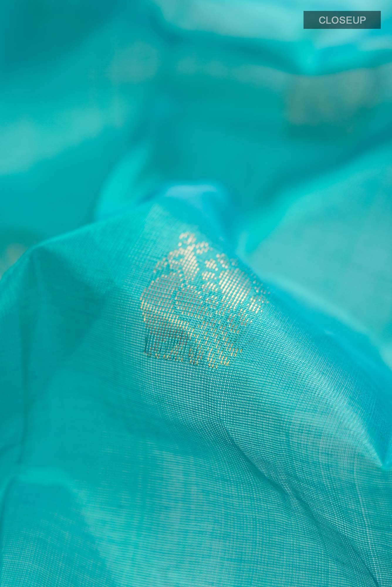 Blue Silk Cotton Saree
