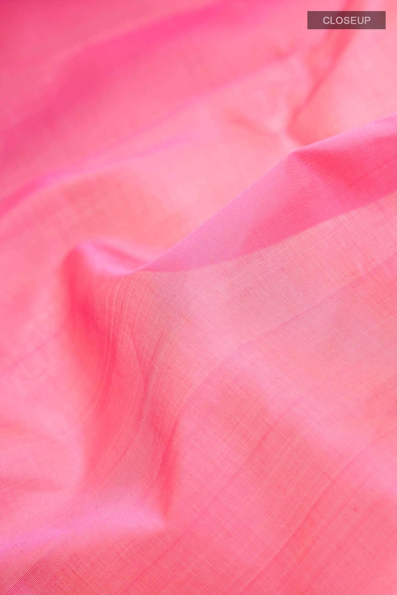 Pink Silk Cotton Saree