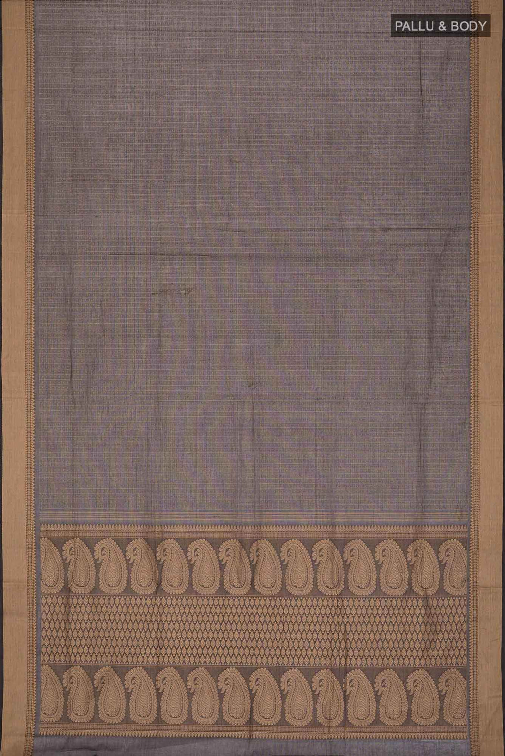 Black Coimbatore Cotton Saree