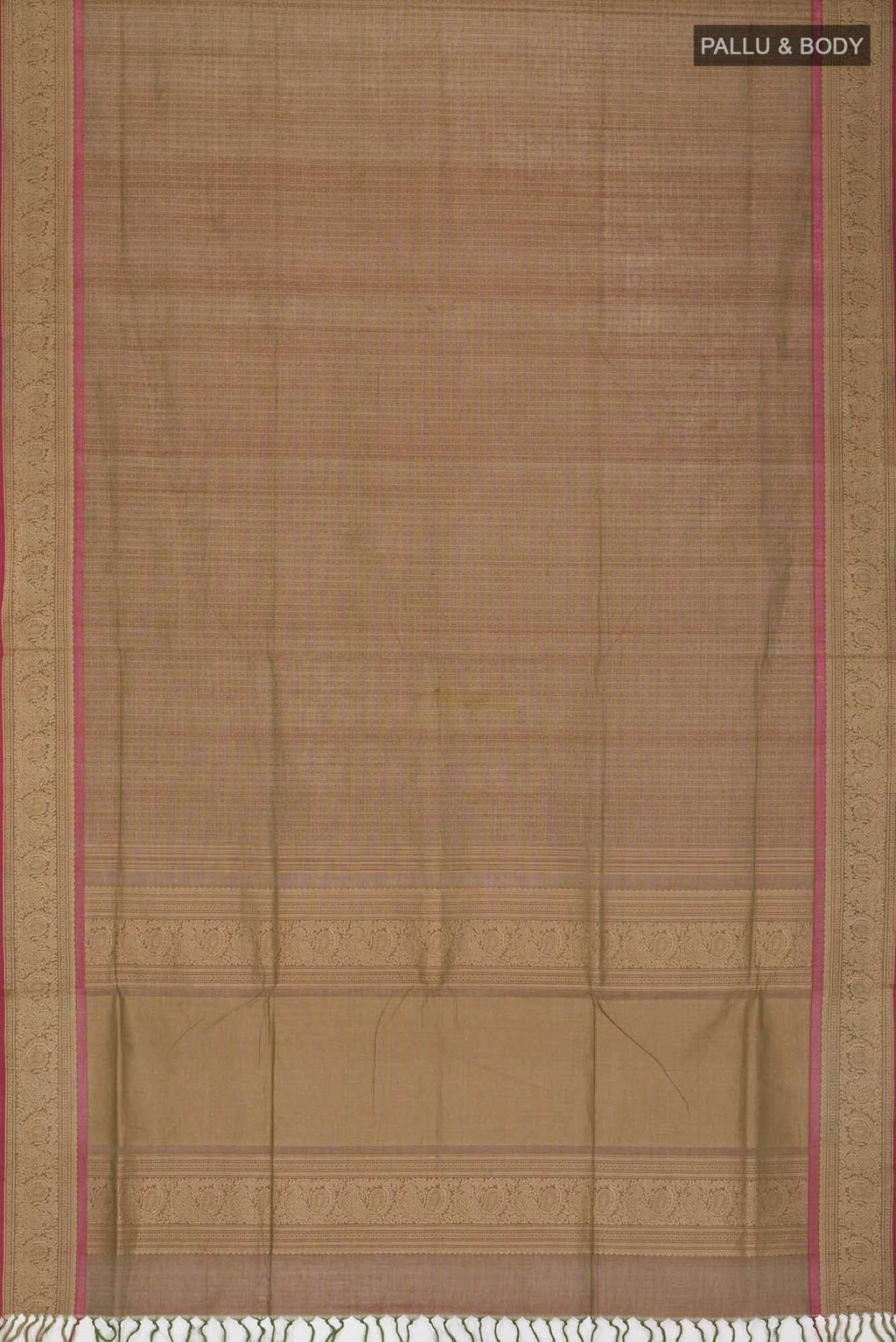 Green Coimbatore Cotton Saree