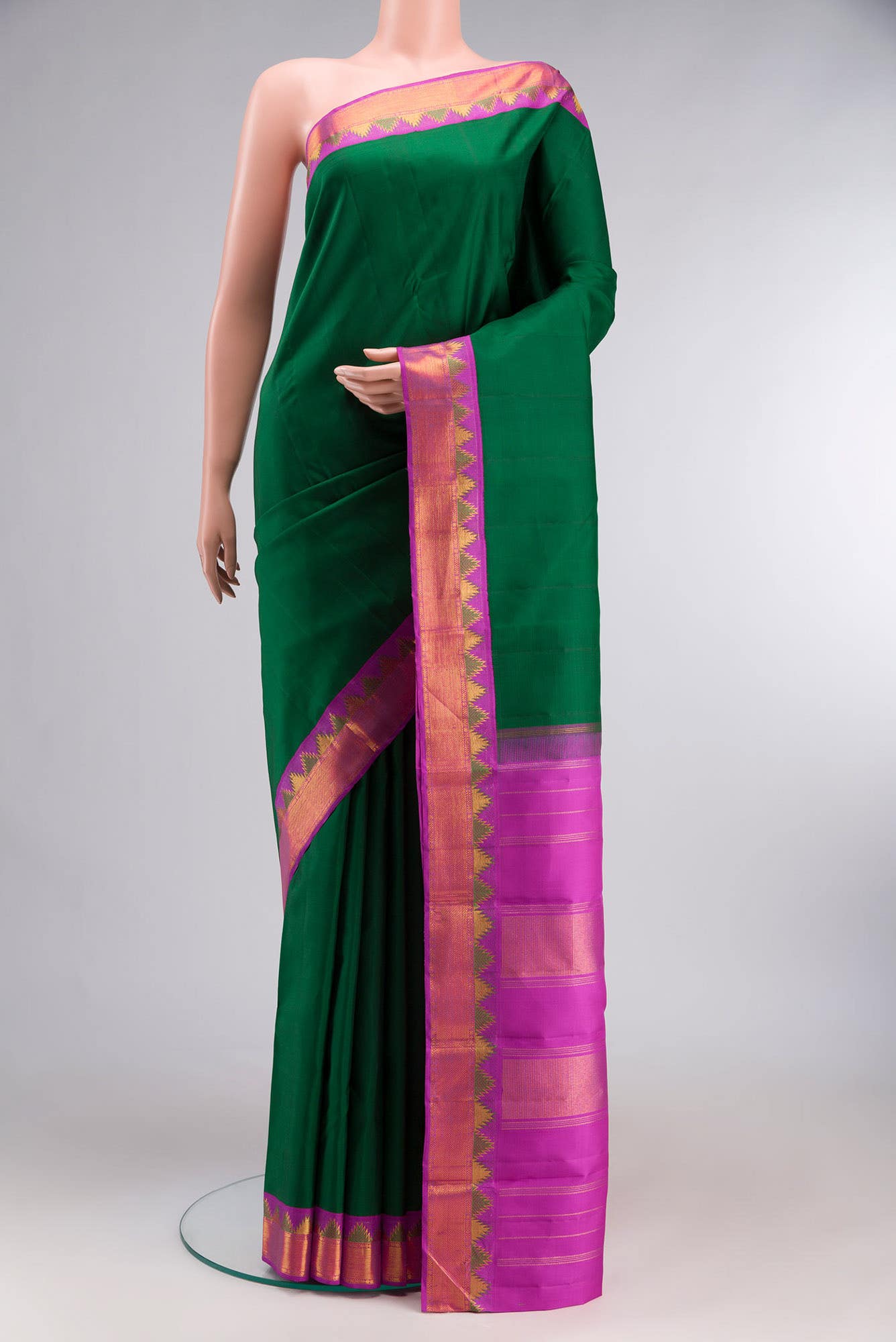 Green Kanchipuram Silk Saree